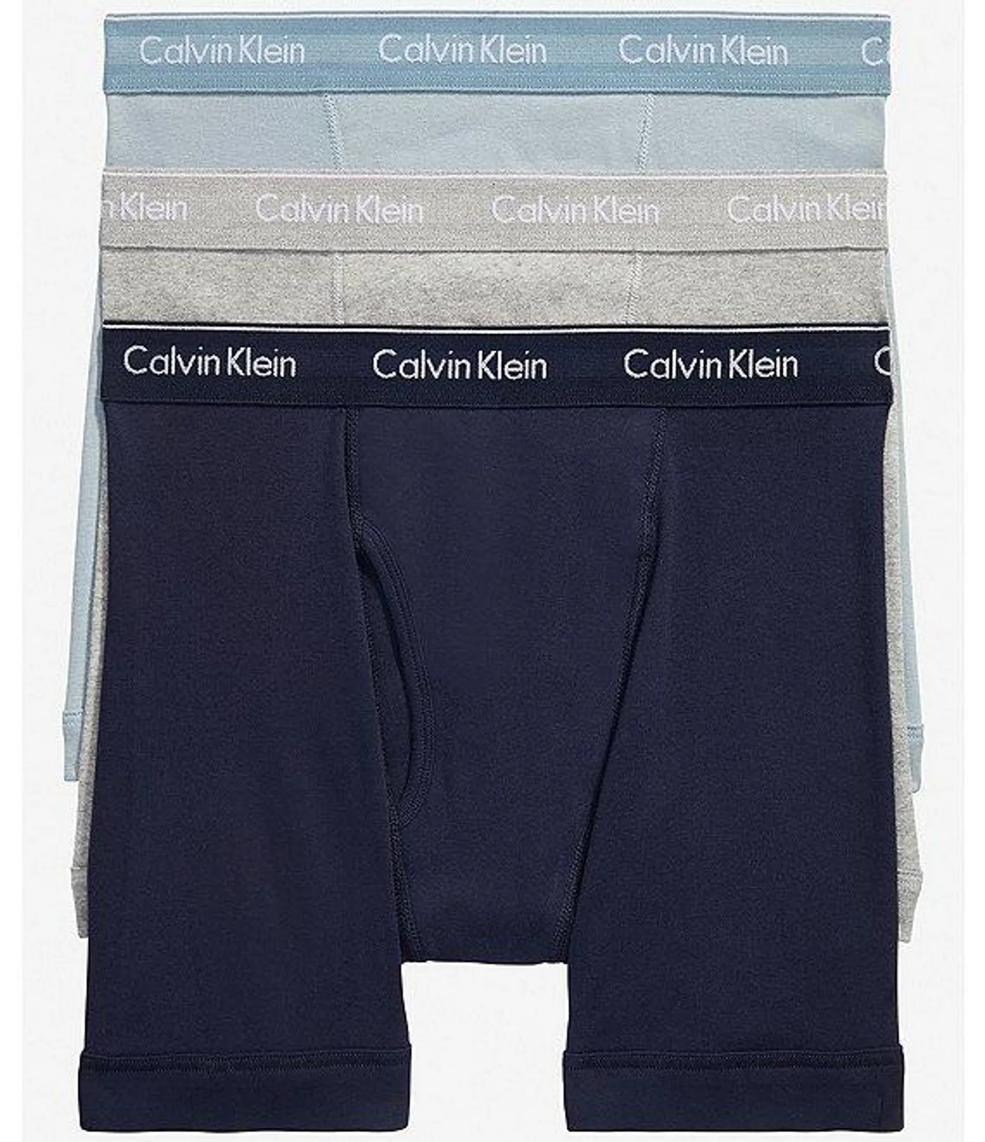 Cotton Classic Solid Boxer Briefs 3-Pack