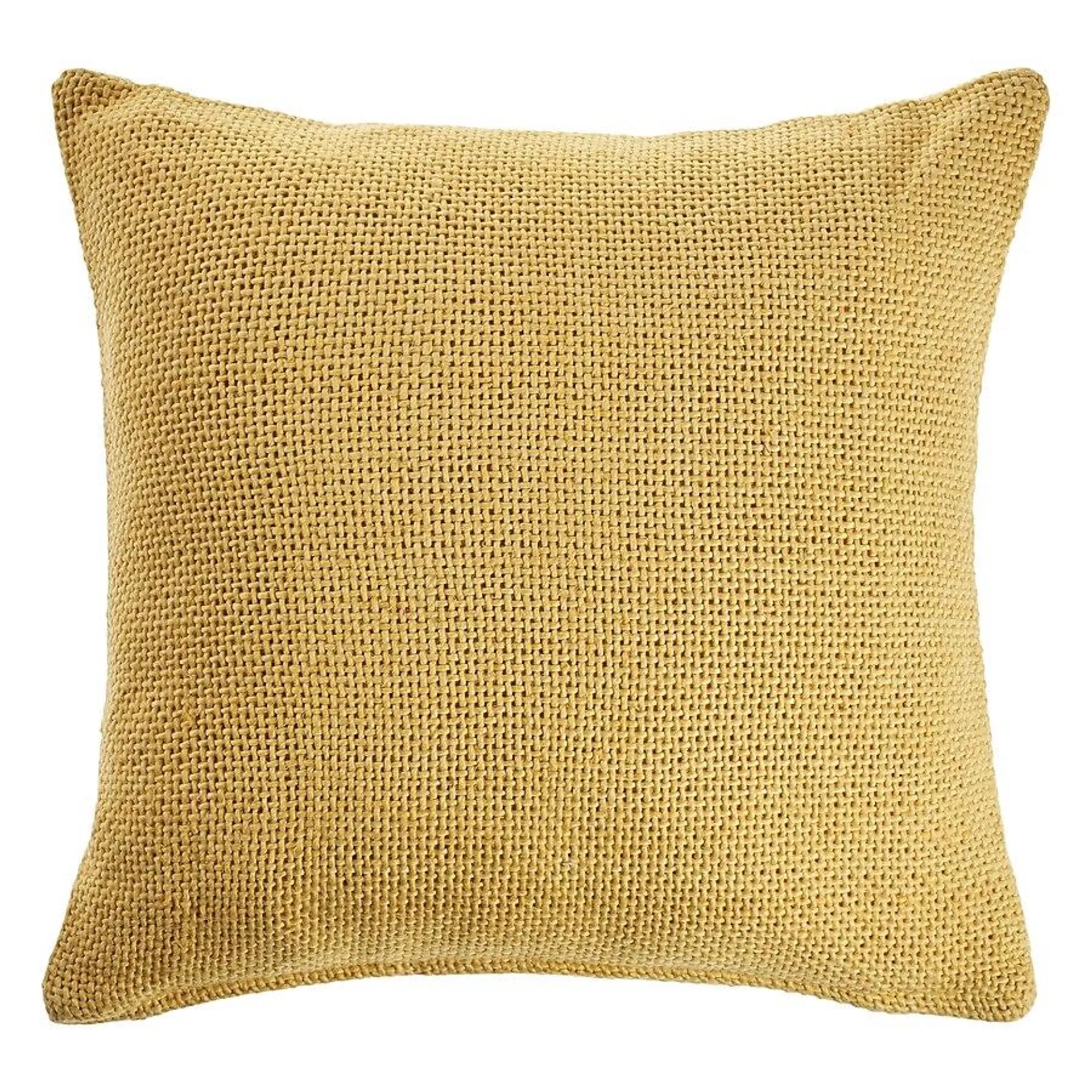 LR Home Felicity 18-in x 18-in Gold Indoor Decorative Pillow