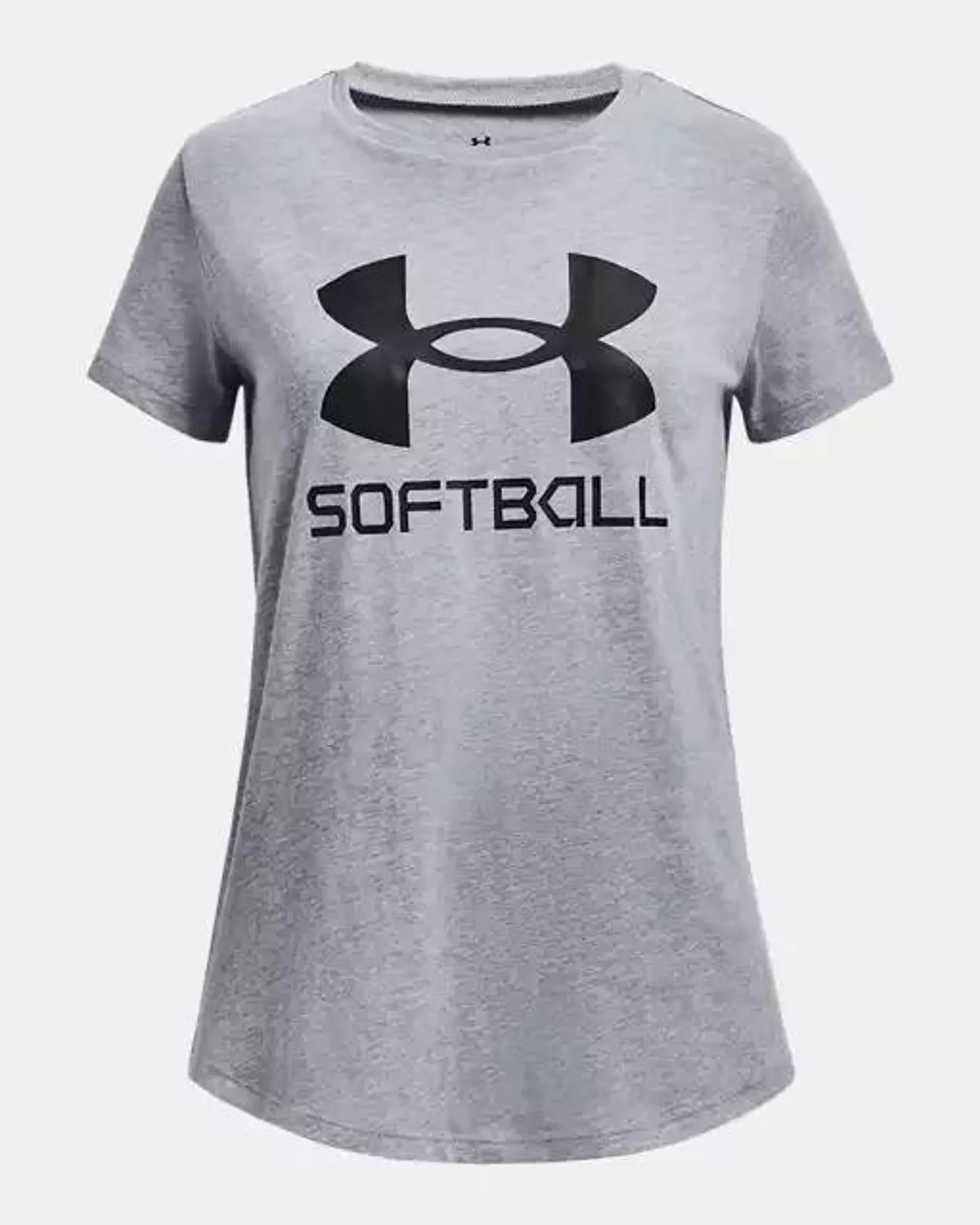 Girls' UA Softball Logo Short Sleeve