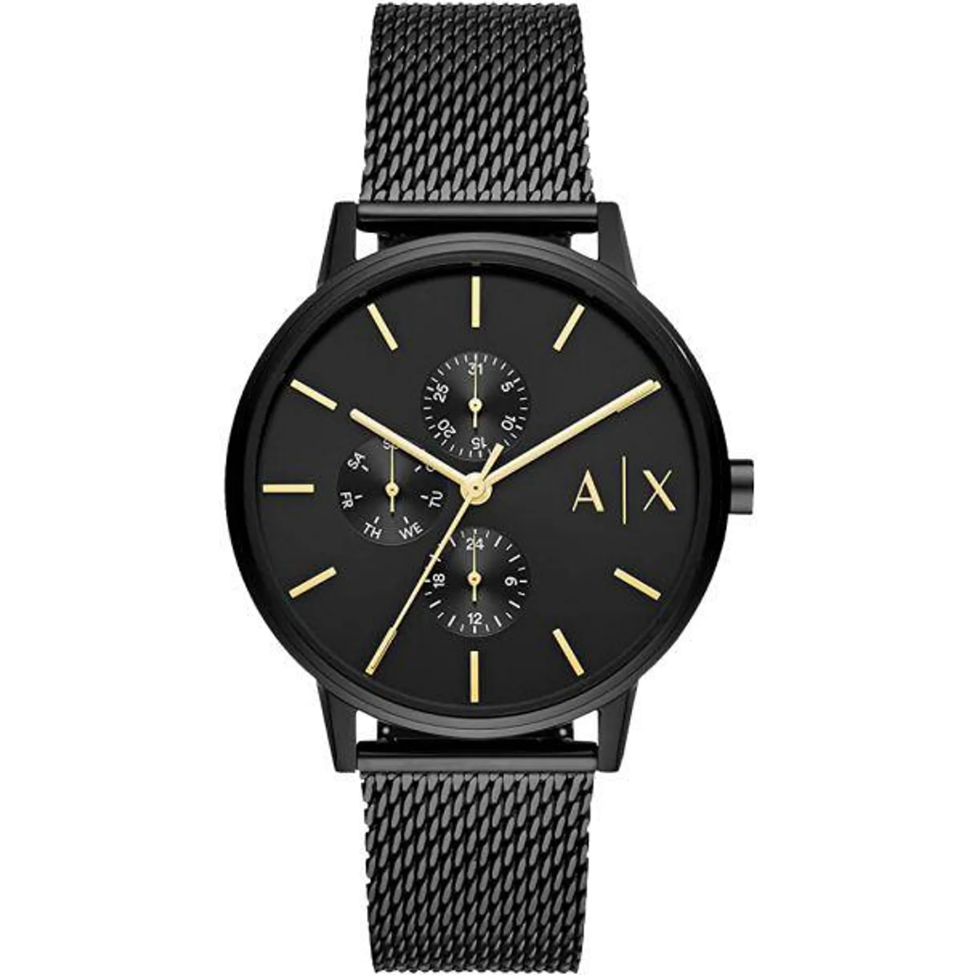 Armani Exchange Multifunction Stainless Steel Watch - Black