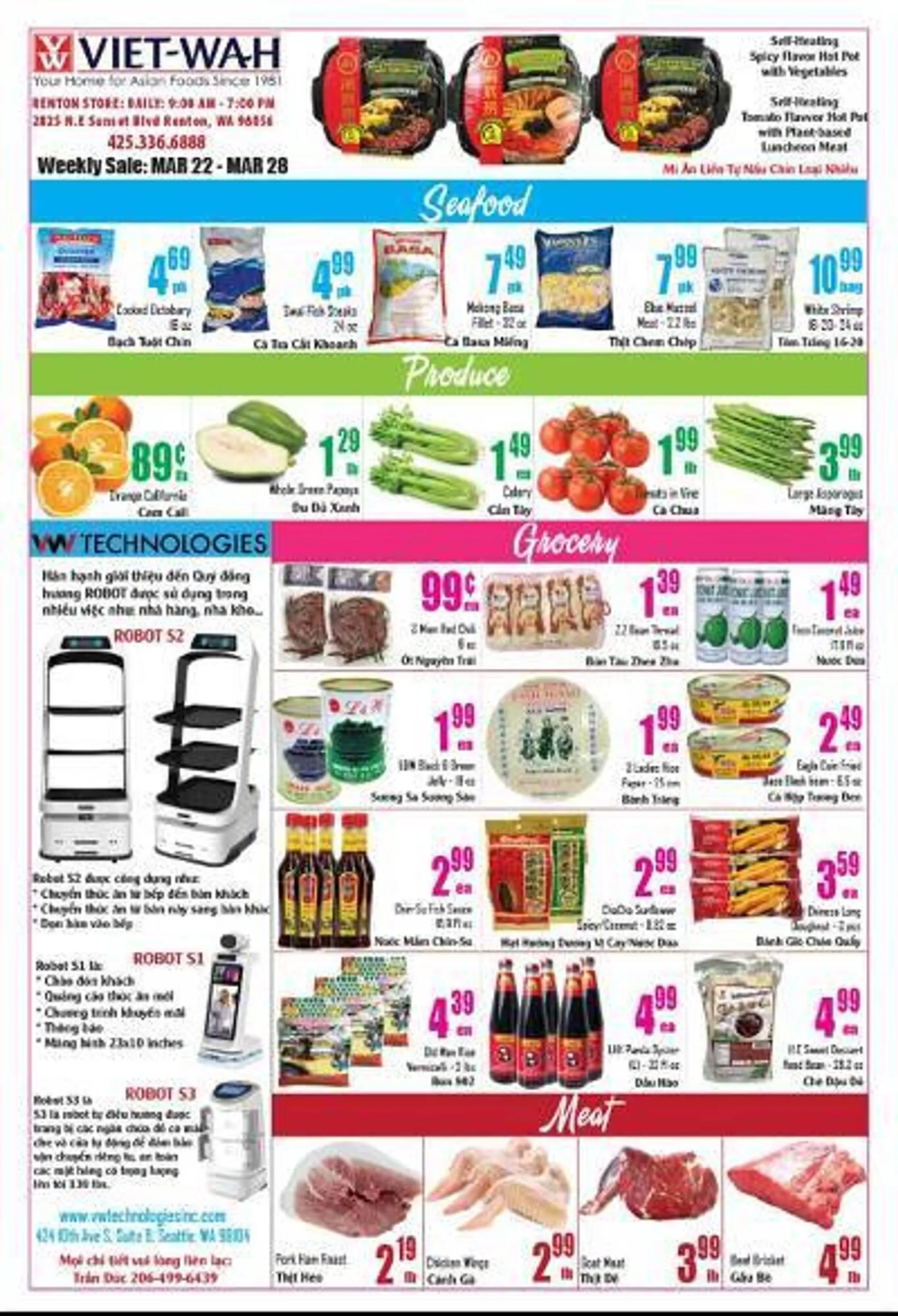 Weekly ad Viet Wah Supermarket Weekly Ad from March 22 to March 28 2024 - Page 