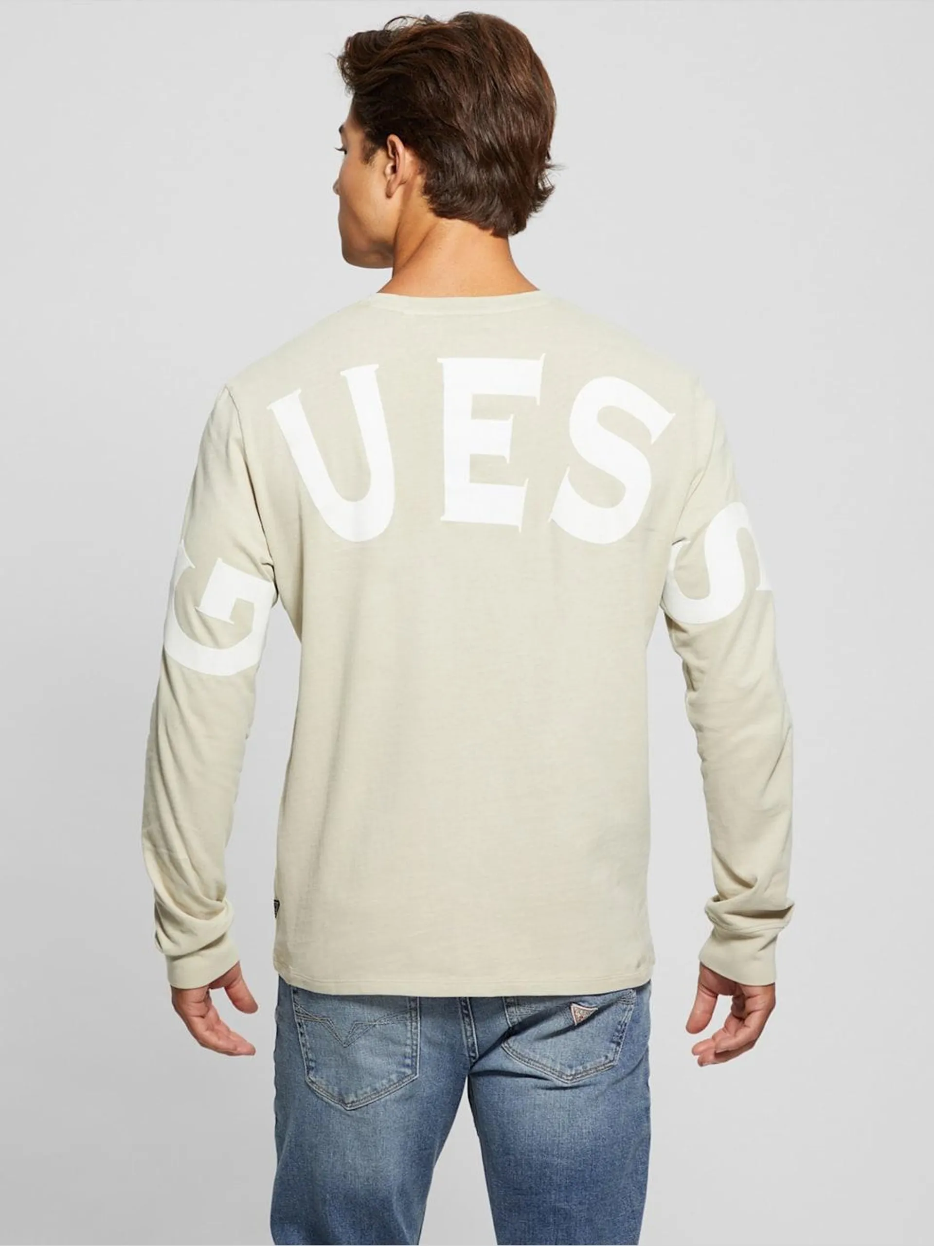 Eco GUESS Crest Logo Crewneck