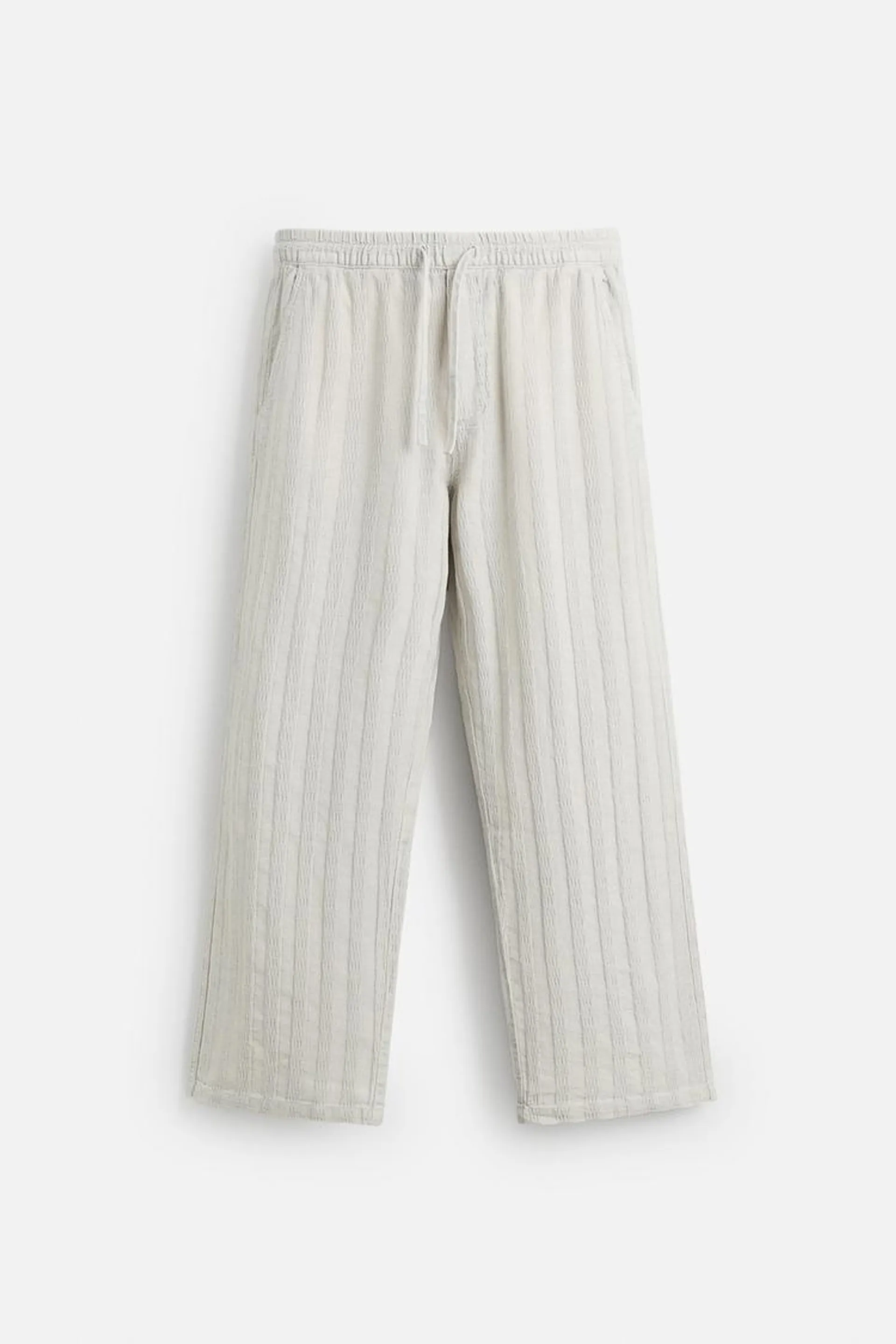 JACQUARD RELAXED FIT PANTS