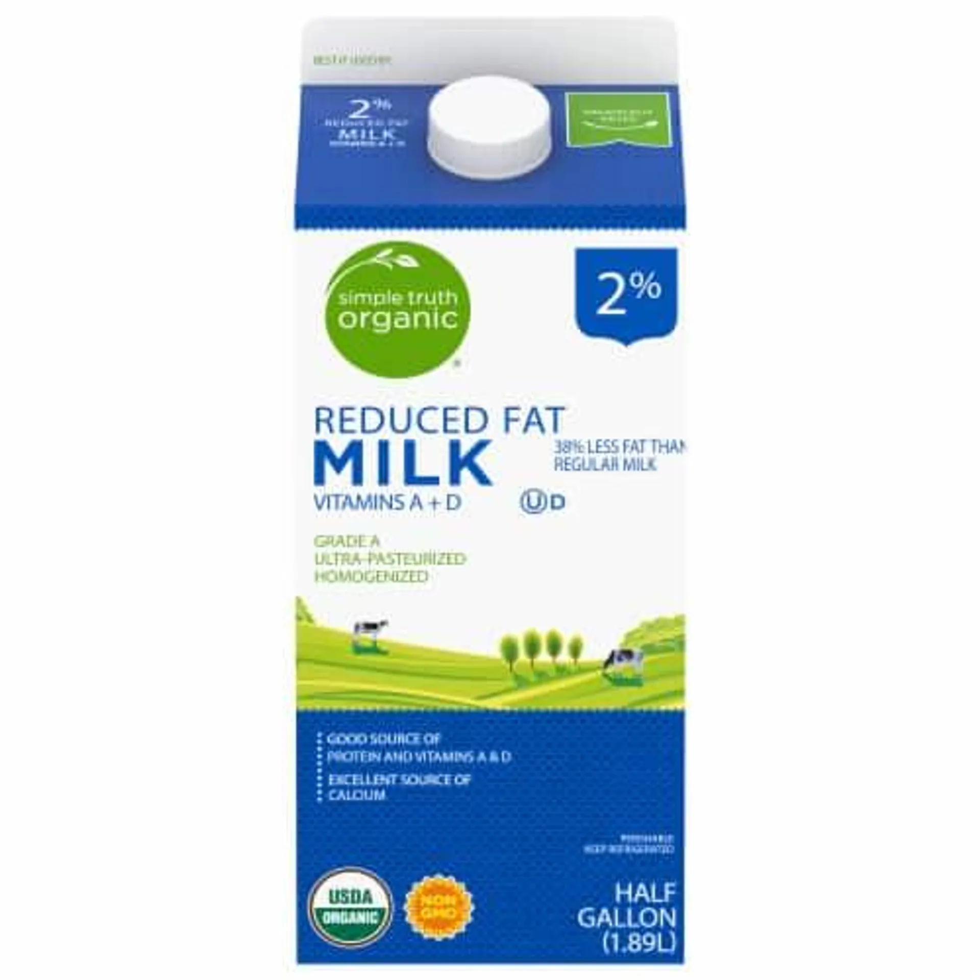 Simple Truth Organic® 2% Reduced Fat Milk