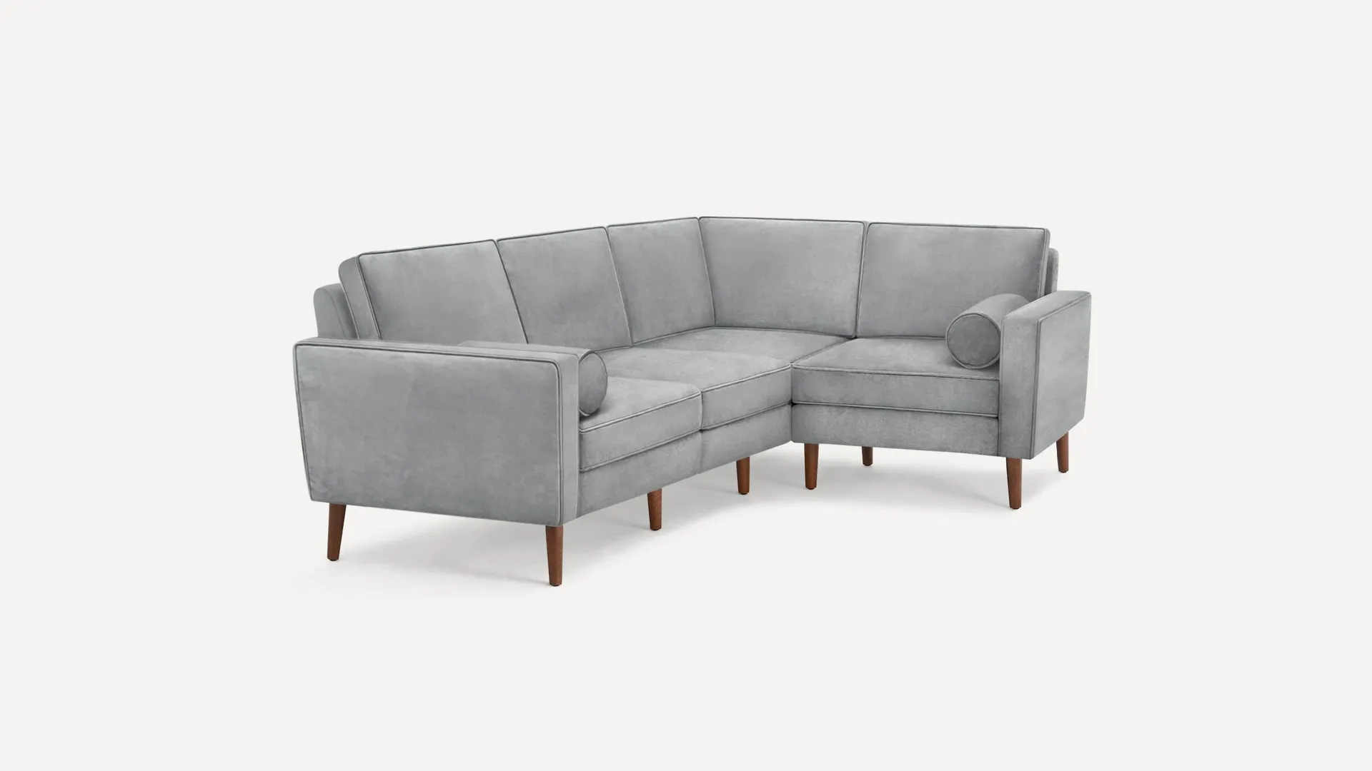 Nomad Velvet 4-Seat Corner Sectional