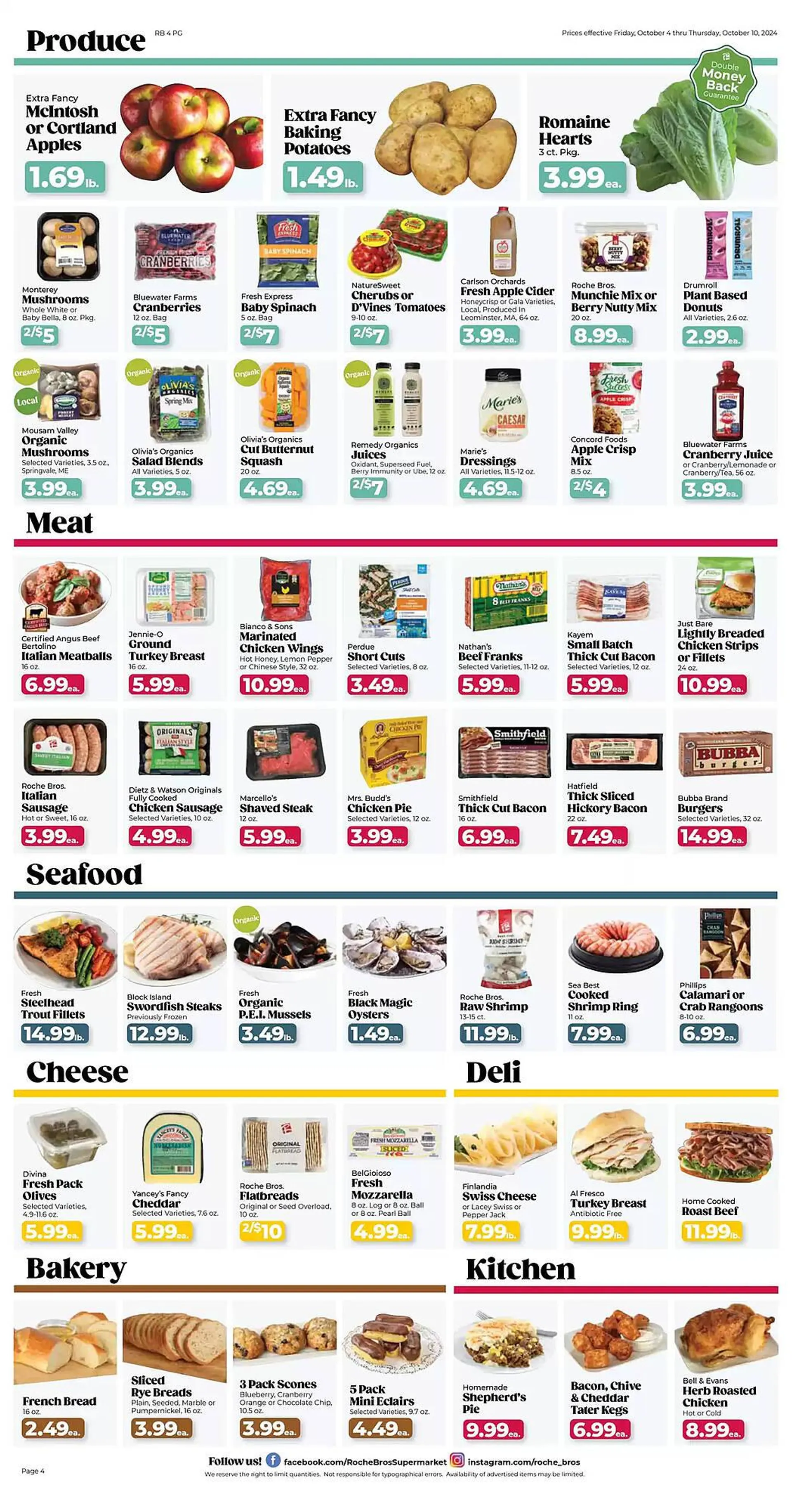 Weekly ad Roche Bros Weekly Ad from October 4 to October 18 2024 - Page 5