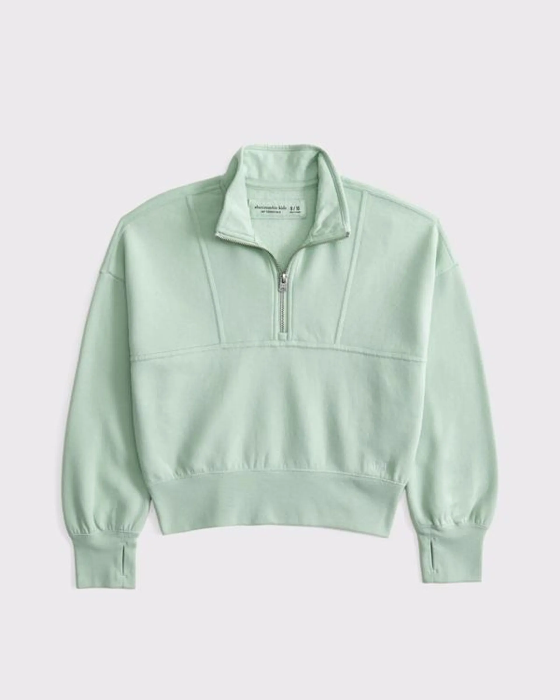 essential sunday half-zip sweatshirt