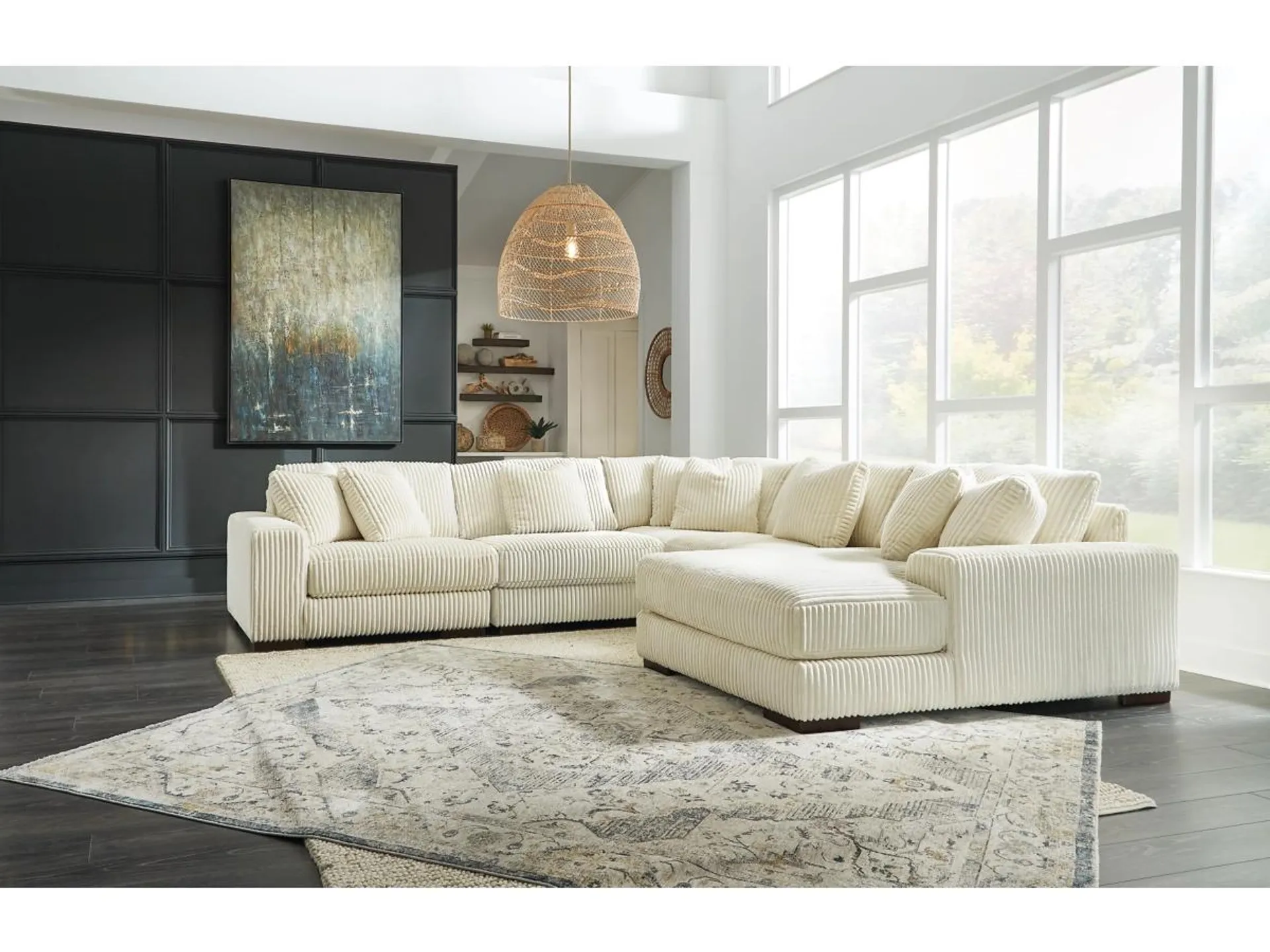 Lindyn 5-Piece Modular Sectional with Chaise