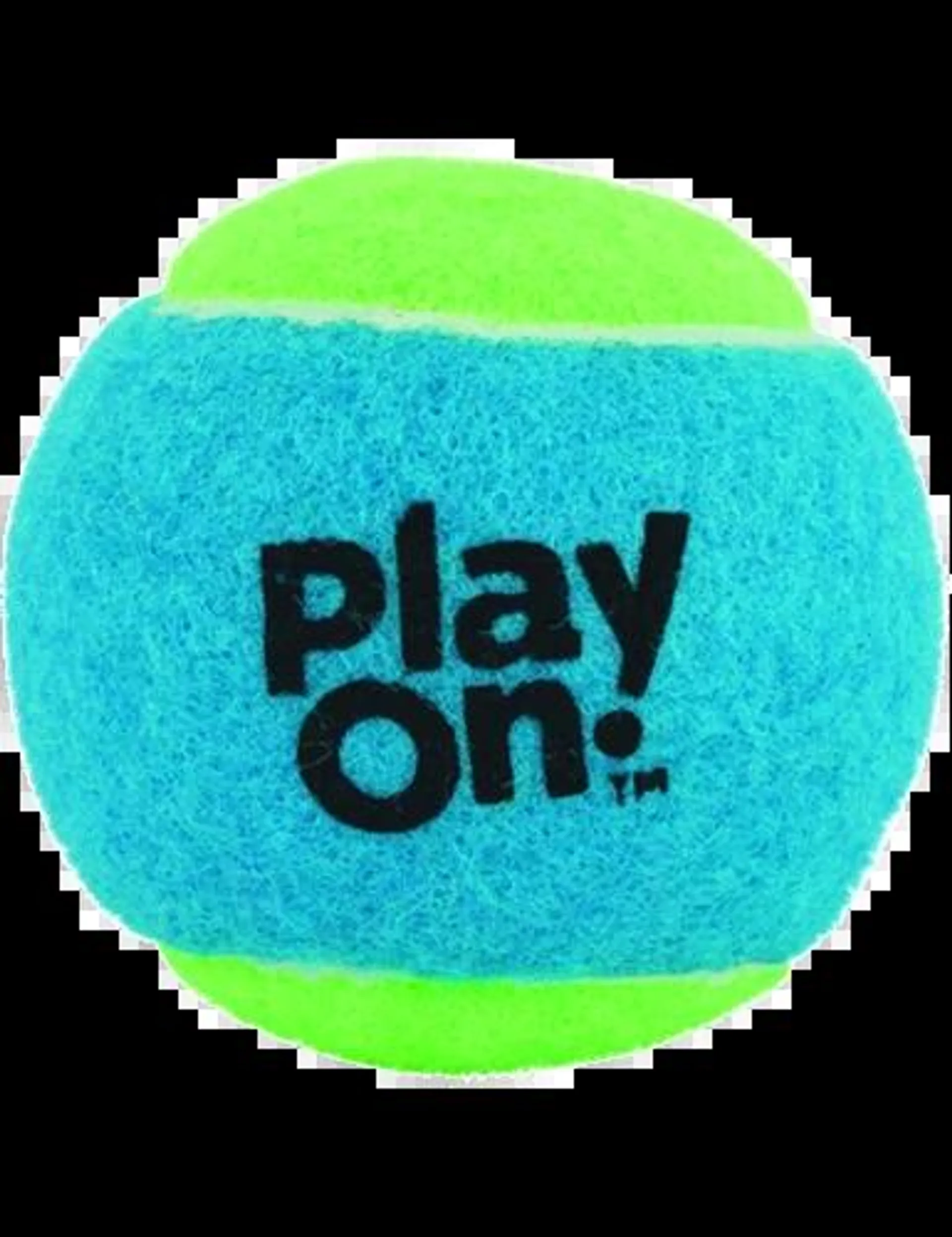 Play On Dog Toy, Tennis Ball, With Squeaker, 2.5 Inches