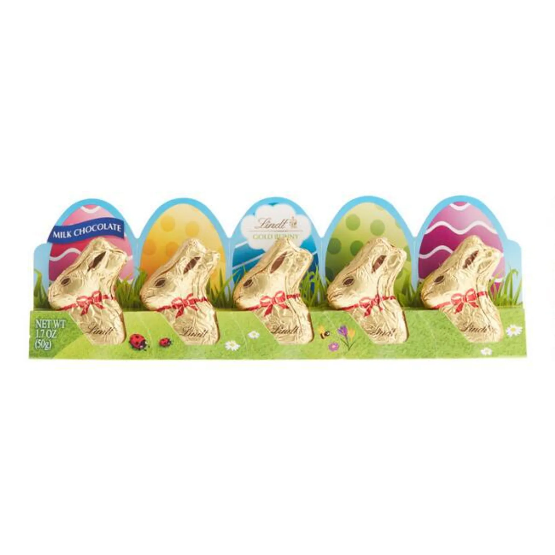 Lindt Mini Gold Bunnies 5 Piece