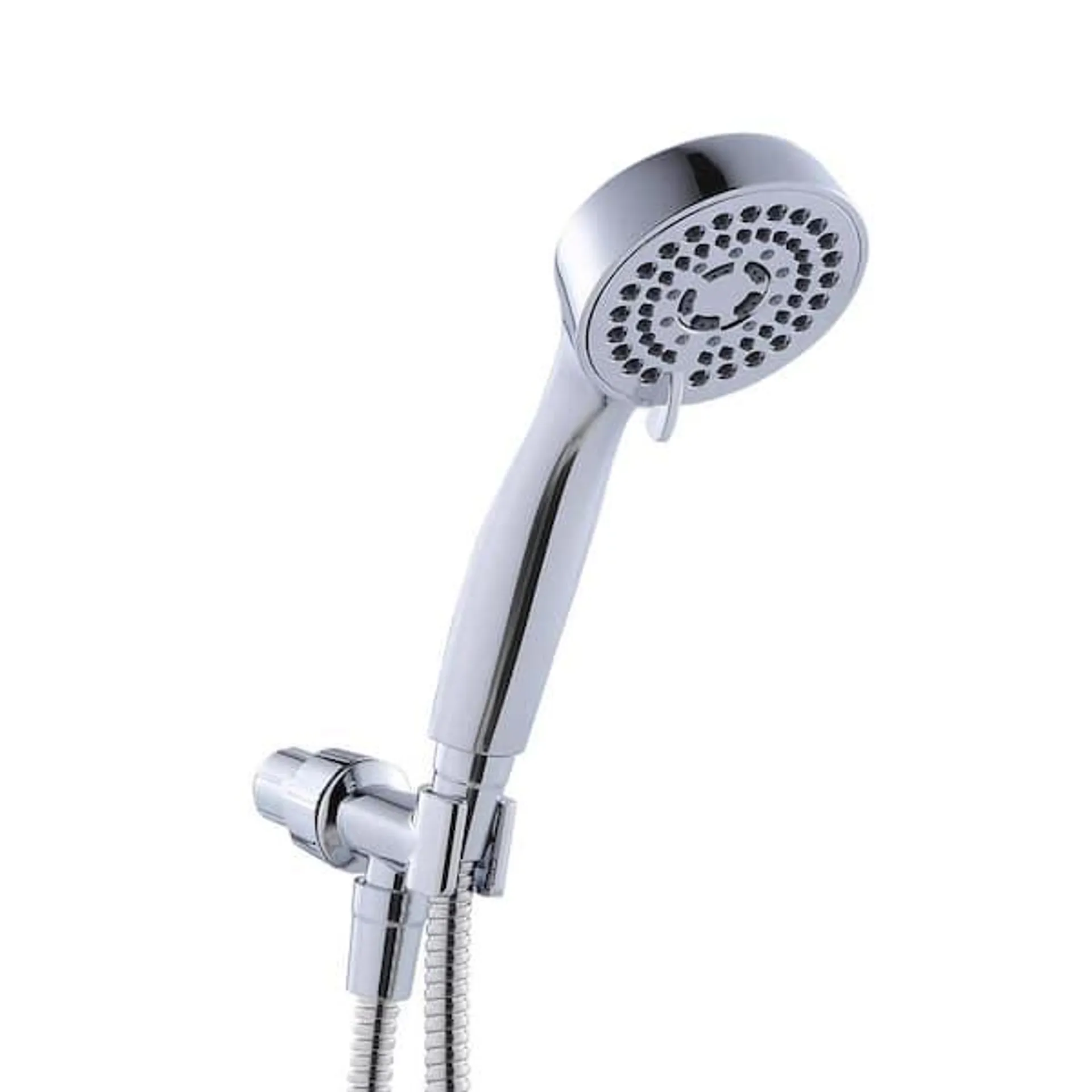 6-Spray 3.7 in. Single Wall Mount Handheld Adjustable Shower Head 1.8 GPM in Chrome