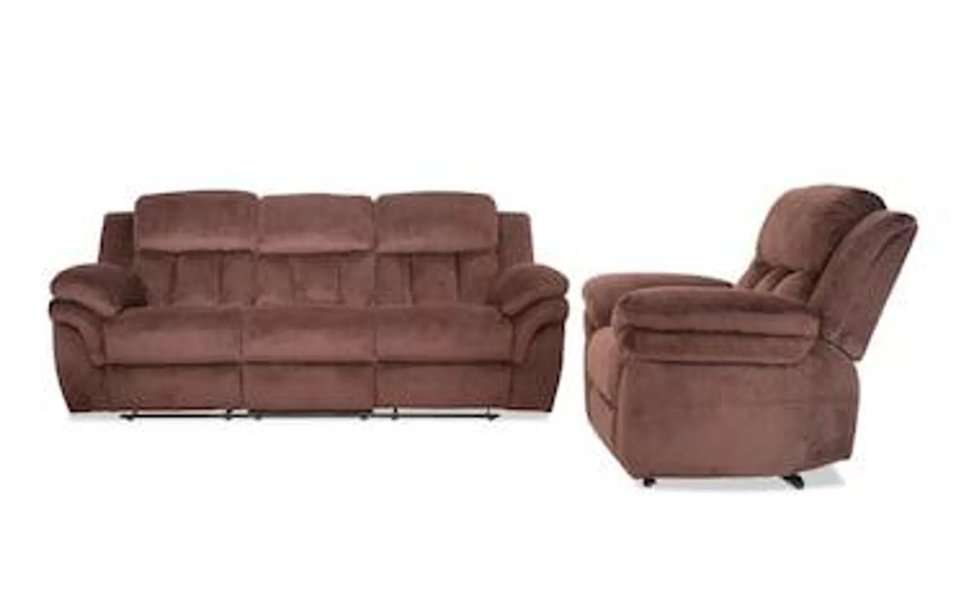 Trevor Brown Manual Sofa and Recliner