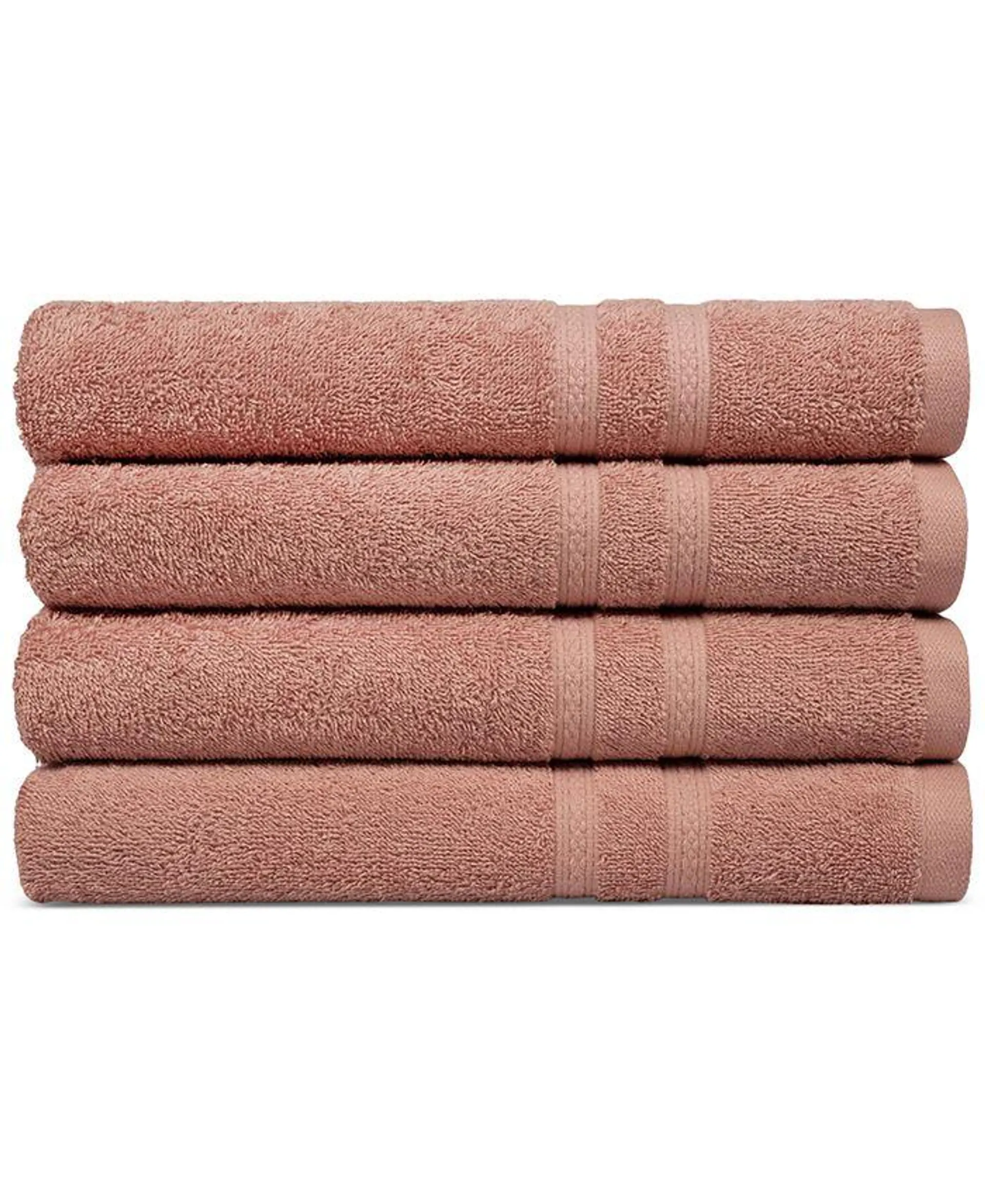 Supremely Soft 100% Cotton 4-Piece Bath Towel Set