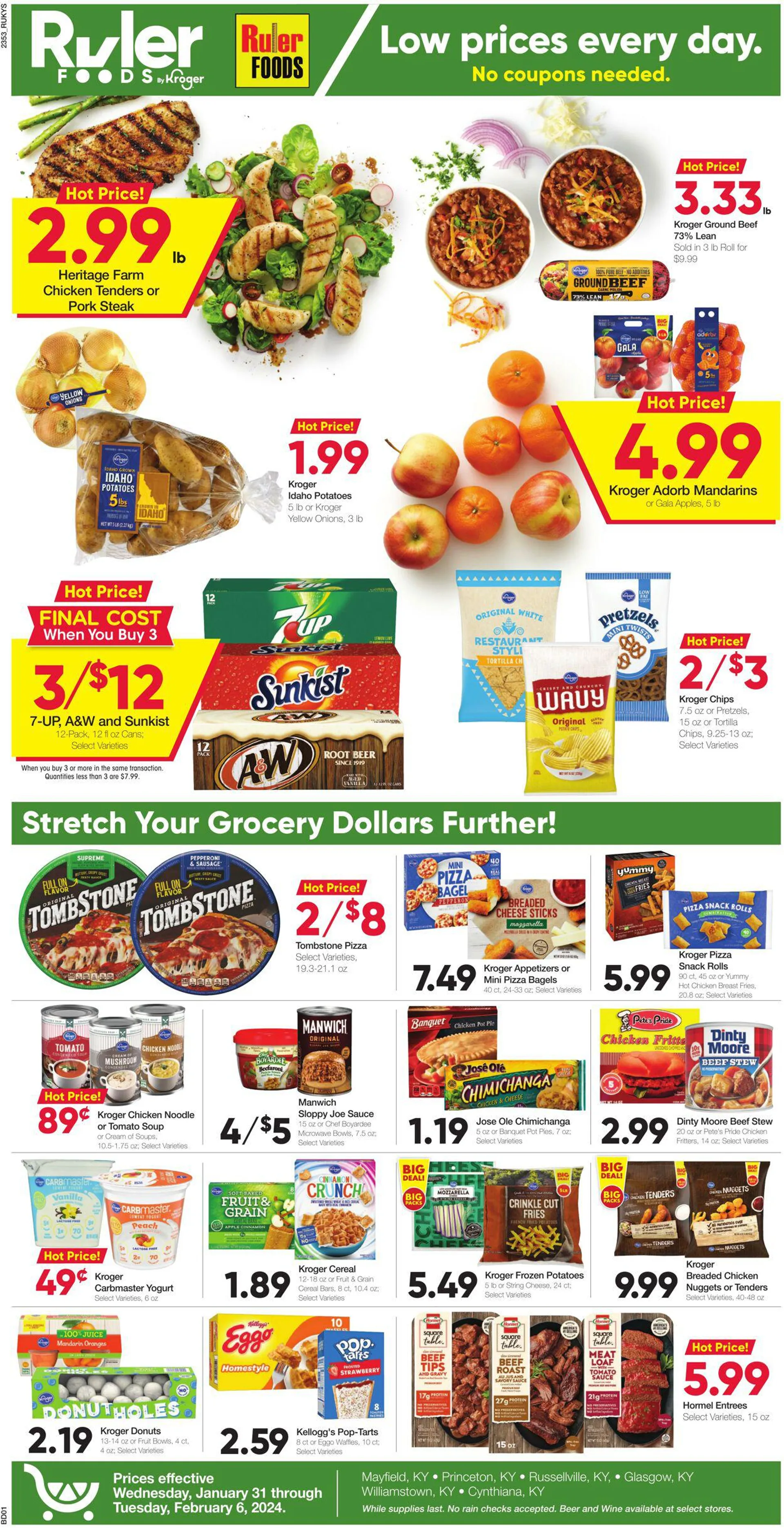 Weekly ad Ruler Foods Current weekly ad from January 31 to February 6 2024 - Page 