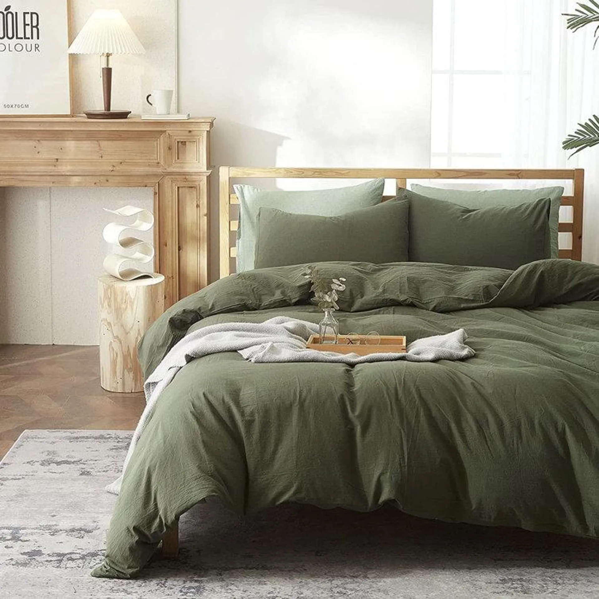 Kylie Cotton Blend Duvet Cover Set