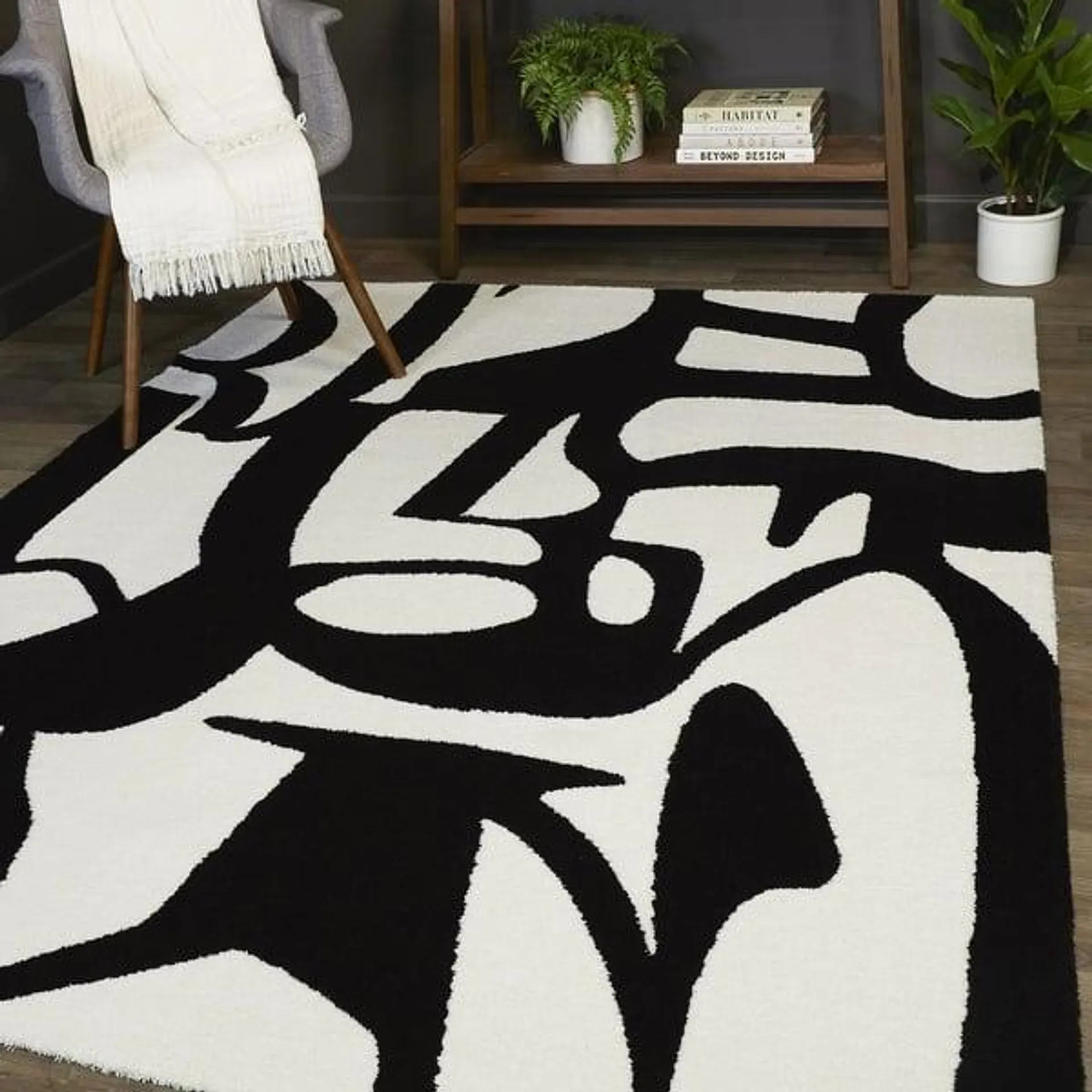 Evesham Modern Abstract Area Rug