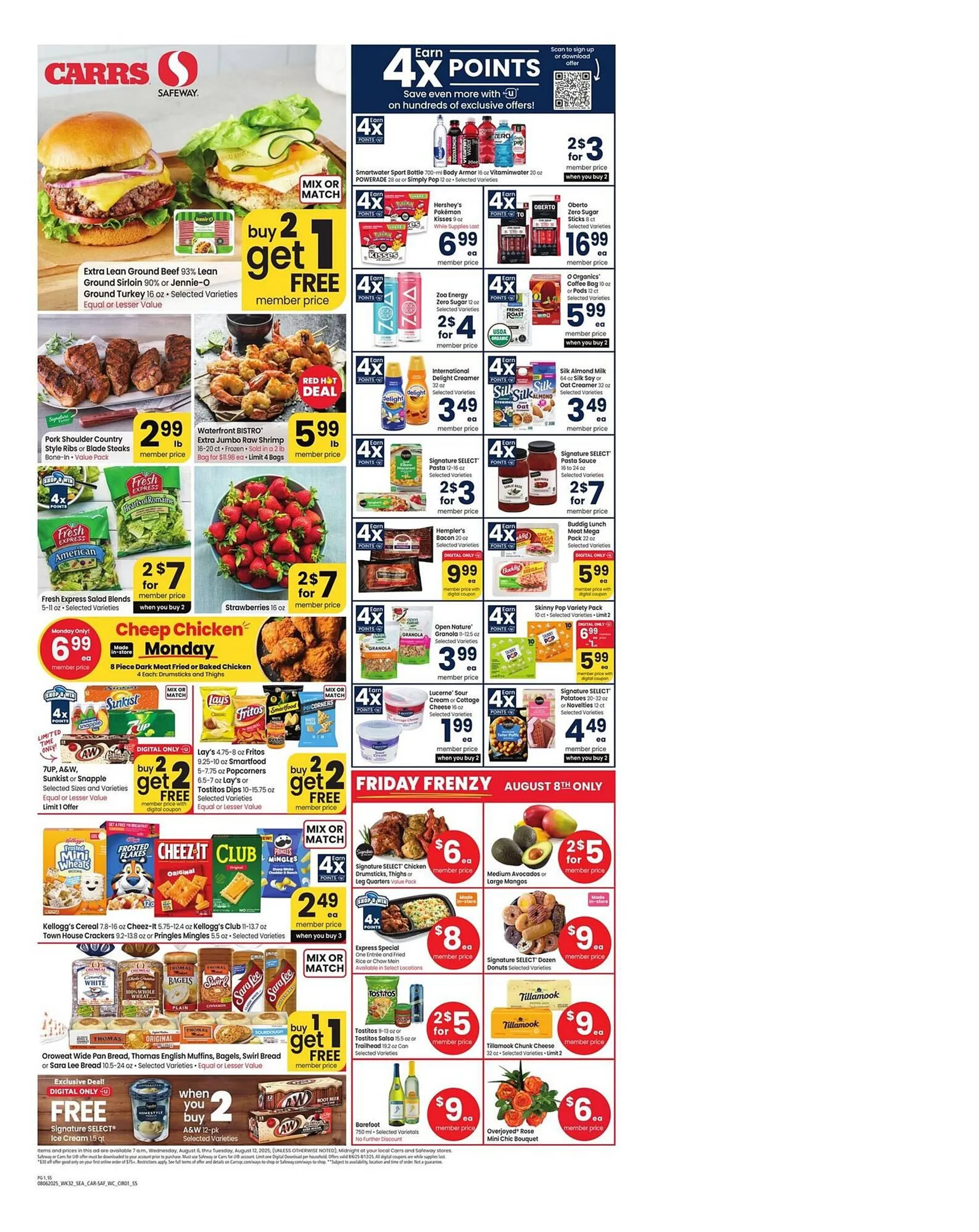 Weekly ad Carrs Weekly Ad from August 6 to August 12 2025 - Page 1