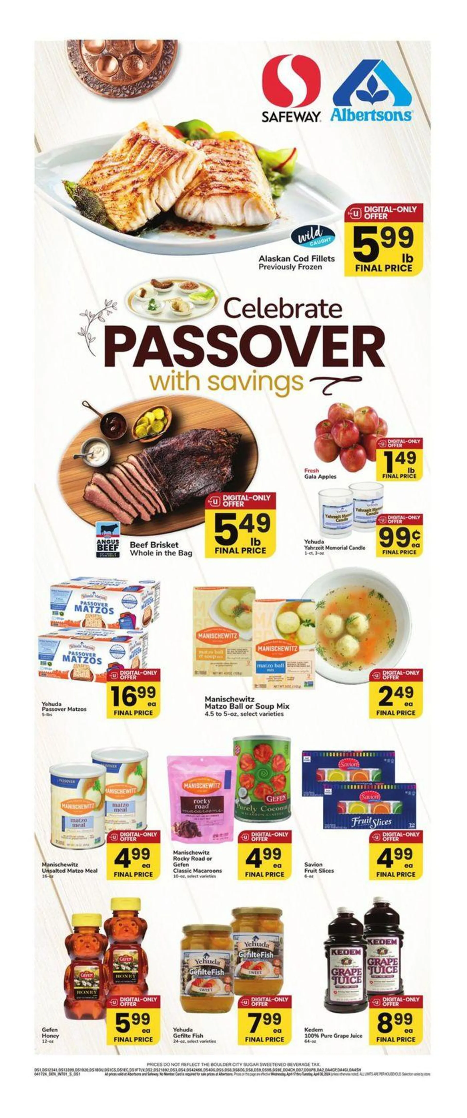 Celebrate Passover With Savings - 1