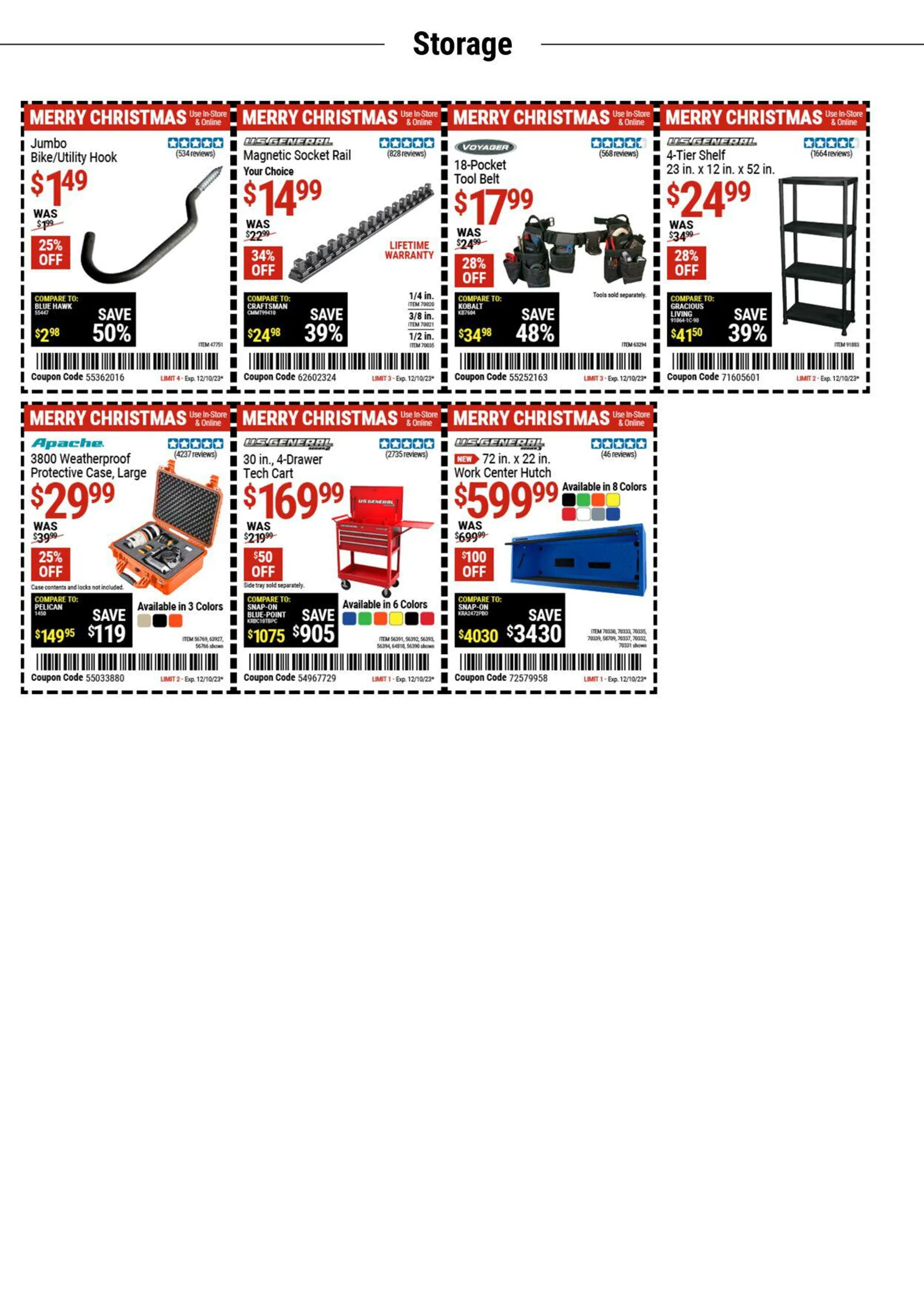 Weekly ad Harbor Freight from December 5 to December 18 2023 - Page 11