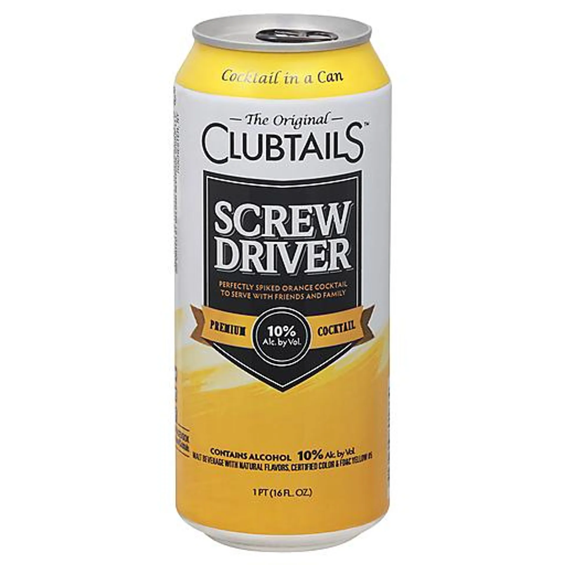 Clubtails Screw Driver The Original Premium Cocktail 1 pt Can