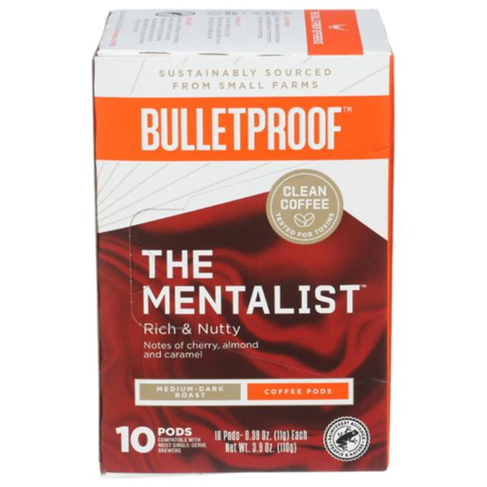 Bulletproof The Mentalist Medium Dark Roast Coffee Pods