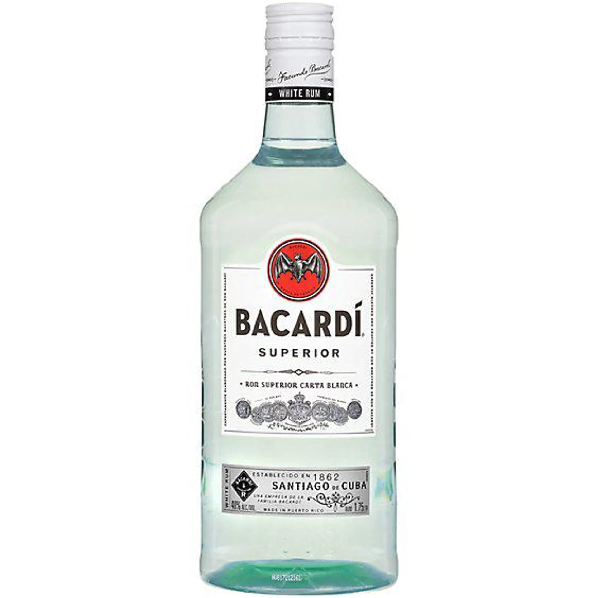 Bacardi Superior Gluten Free White Rum - 1.75 Liter