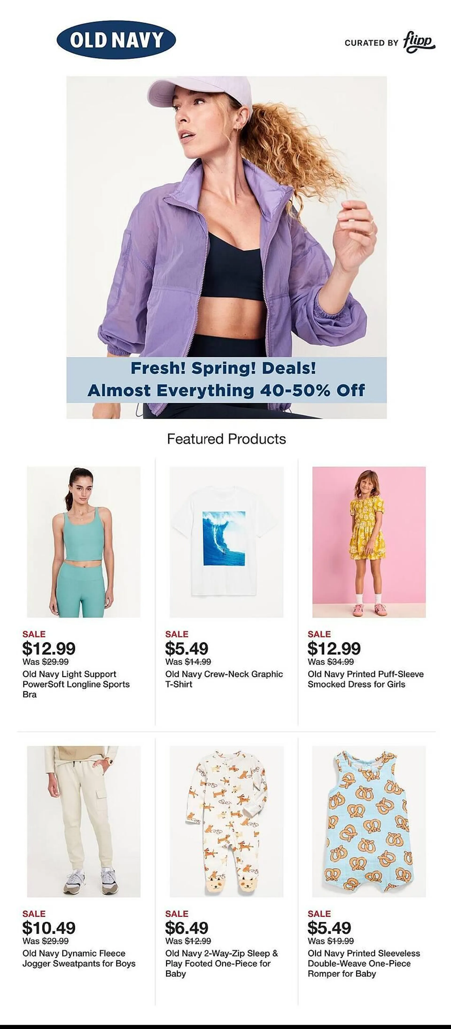 Weekly ad Old Navy Weekly Ad from August 18 to August 24 2025 - Page 1