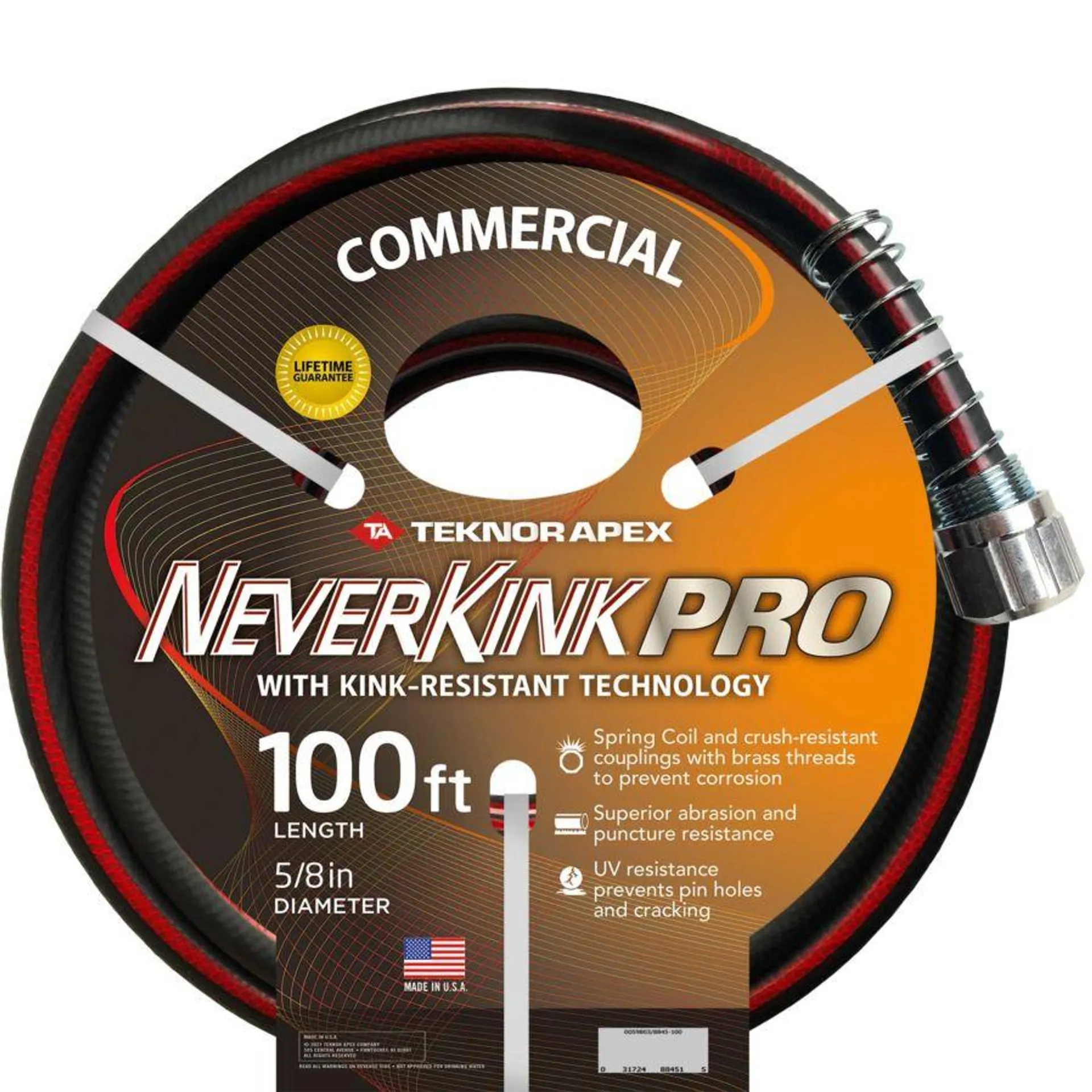 NeverKink® Commercial PRO Hose, 5/8" x 100'