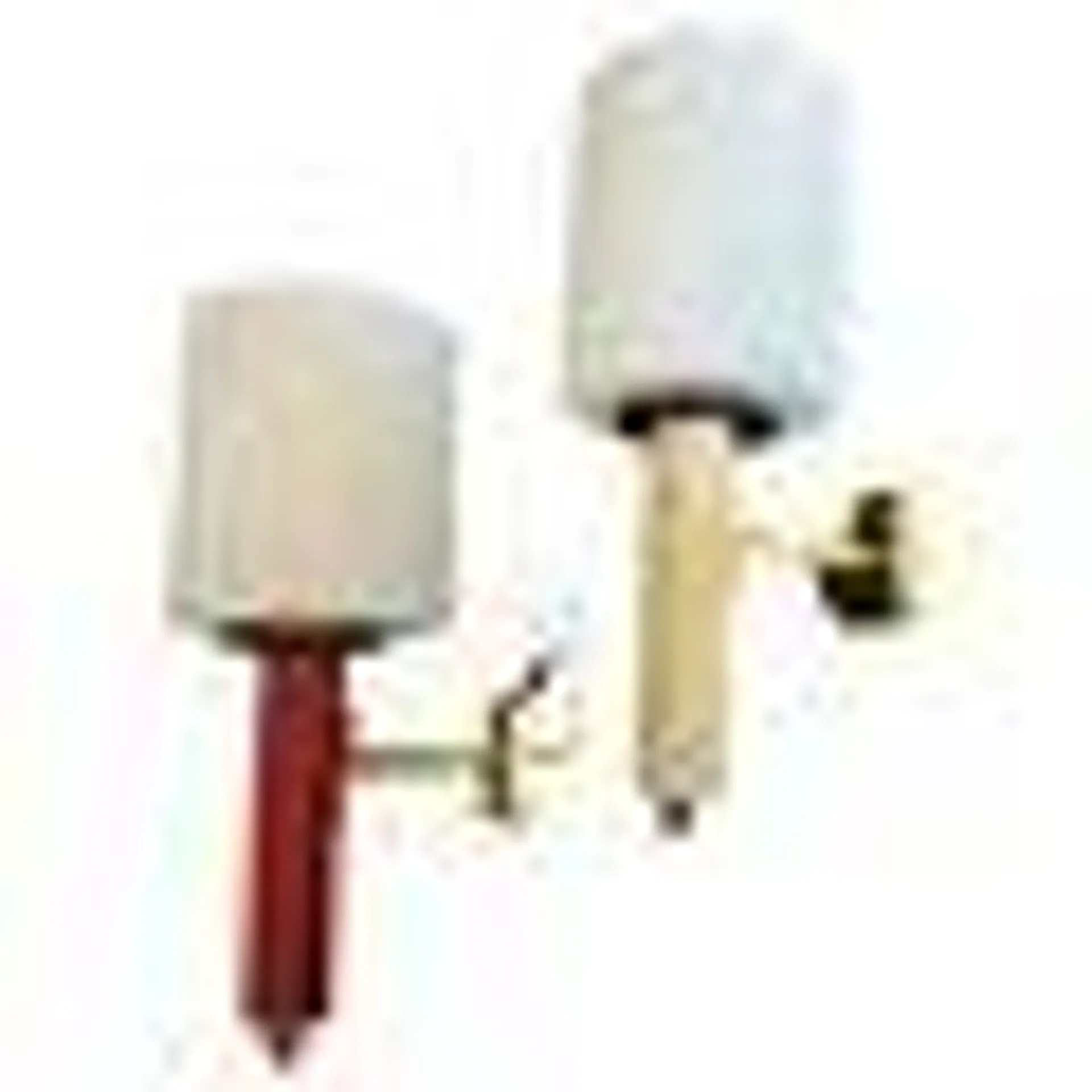 Mid-Century Modern Italian Wall Sconces in Brass, 1960s, Set of 2