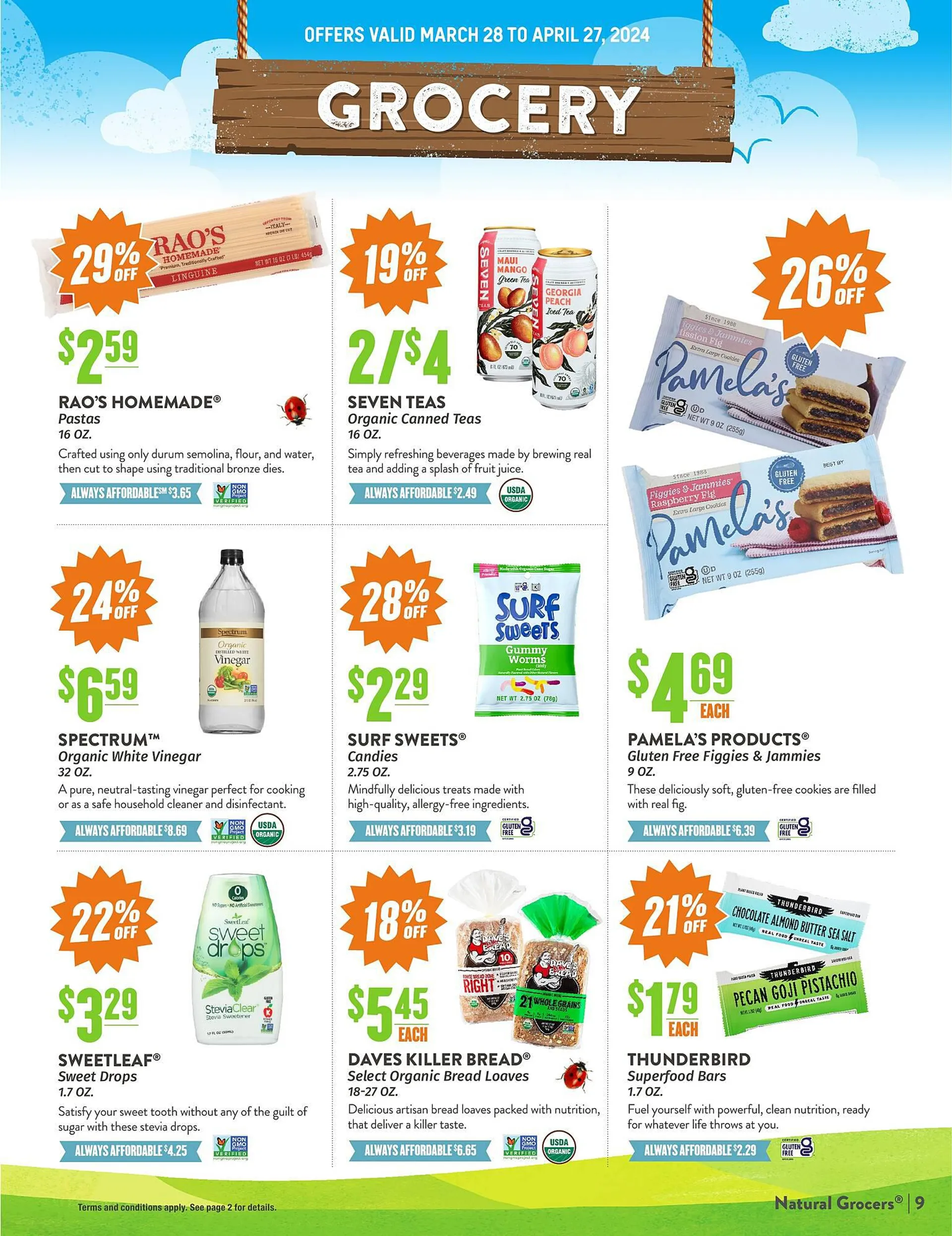 Weekly ad Natural Grocers ad from March 28 to April 27 2024 - Page 9