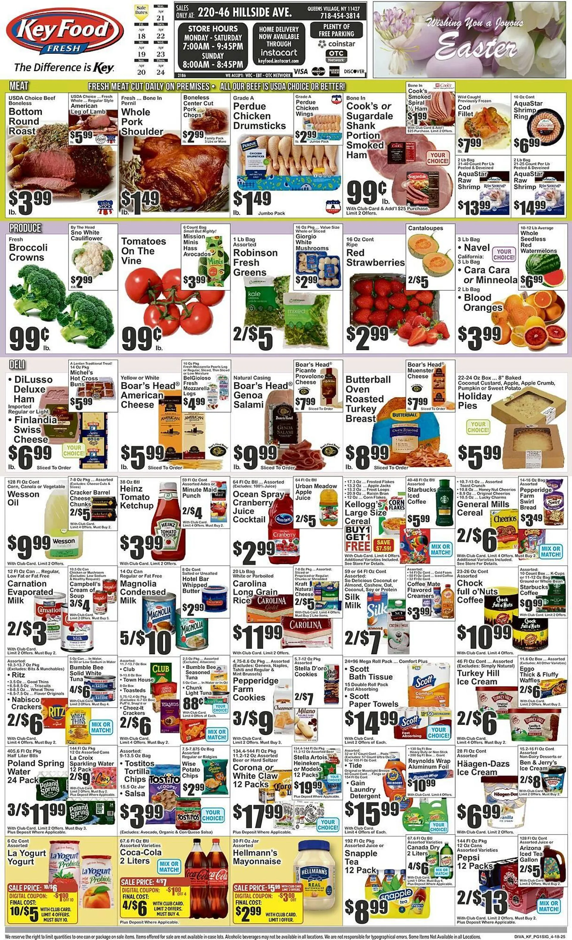 Key Food Weekly Ad - 1
