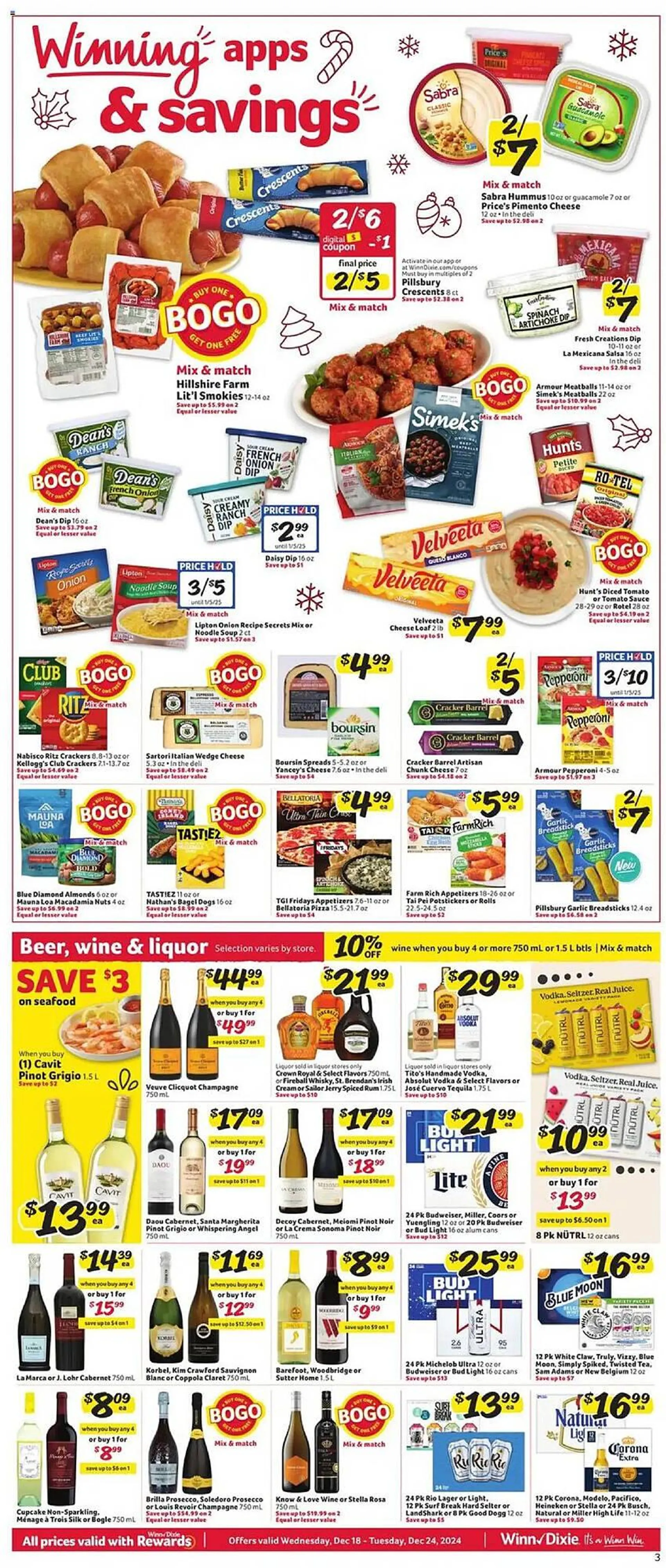 Weekly ad Winn Dixie Weekly Ad from December 18 to December 24 2024 - Page 3