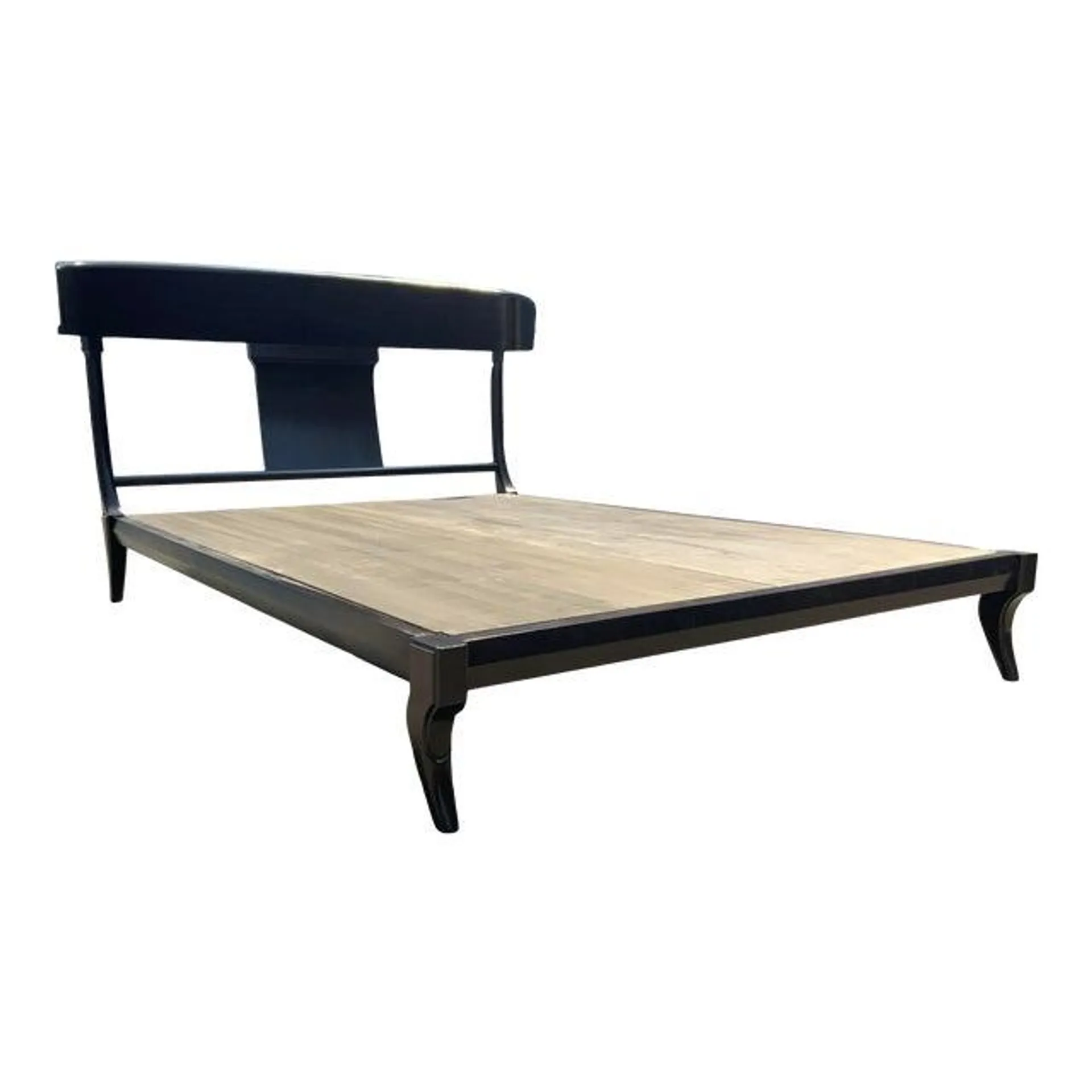 Mid Century Modern Klismos Style King Bedframe