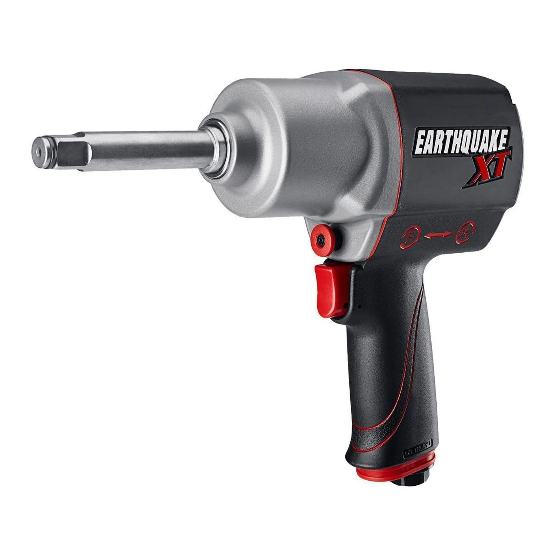 EARTHQUAKE XT 1/2 in. Composite Air Impact Wrench, 2 in. Extended Anvil, Twin Hammer, 1190 ft. lbs.