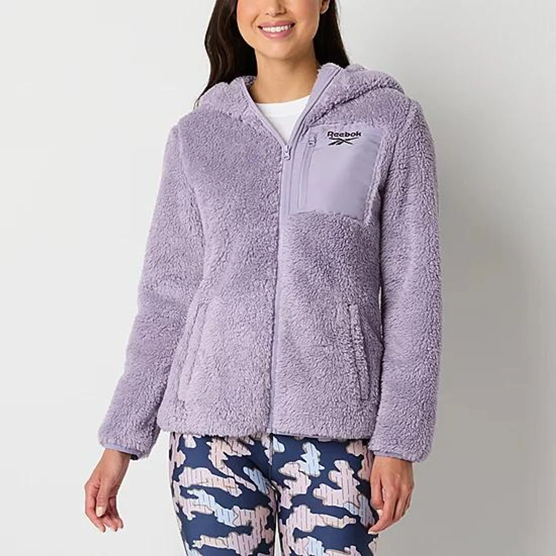 Reebok Womens Fleece Lightweight Jacket