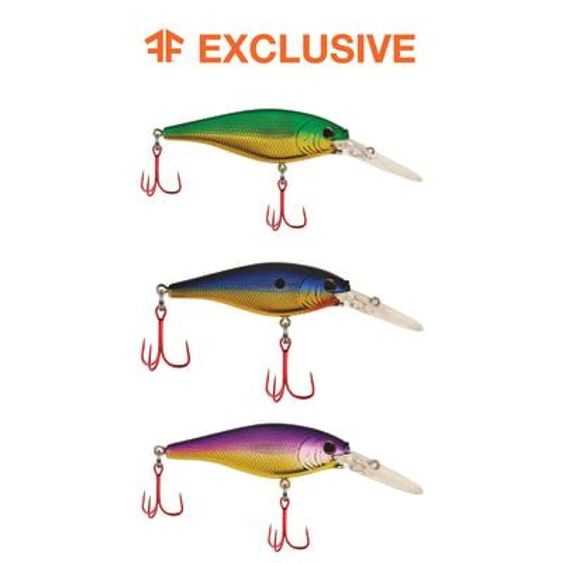 Berkley Contender Flicker Shad Pro-Pack Crankbait - 3 Pk