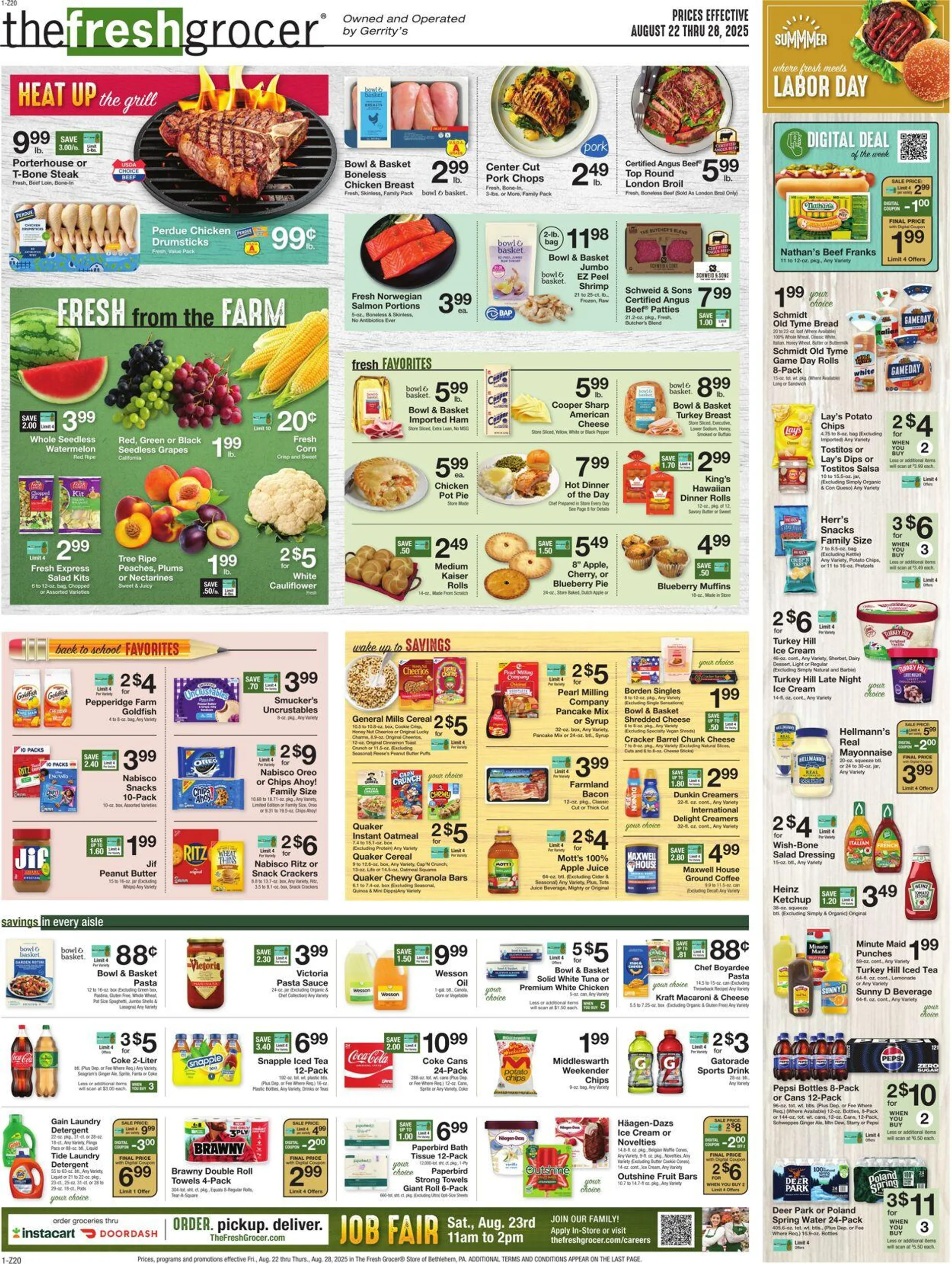 Weekly ad Gerrity's Supermarkets Current weekly ad from August 21 to August 28 2025 - Page 1