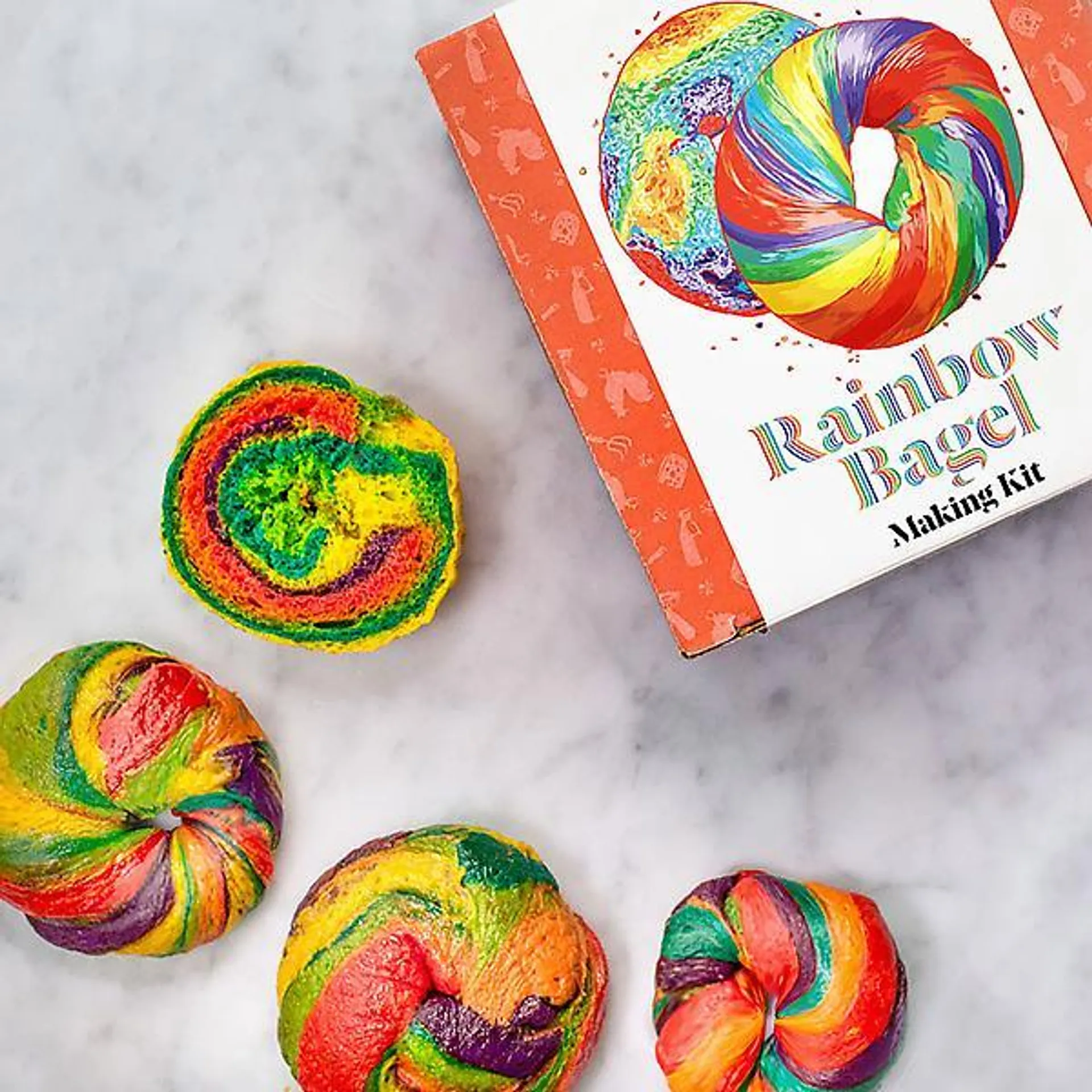 Rainbow Bagel Making Kit