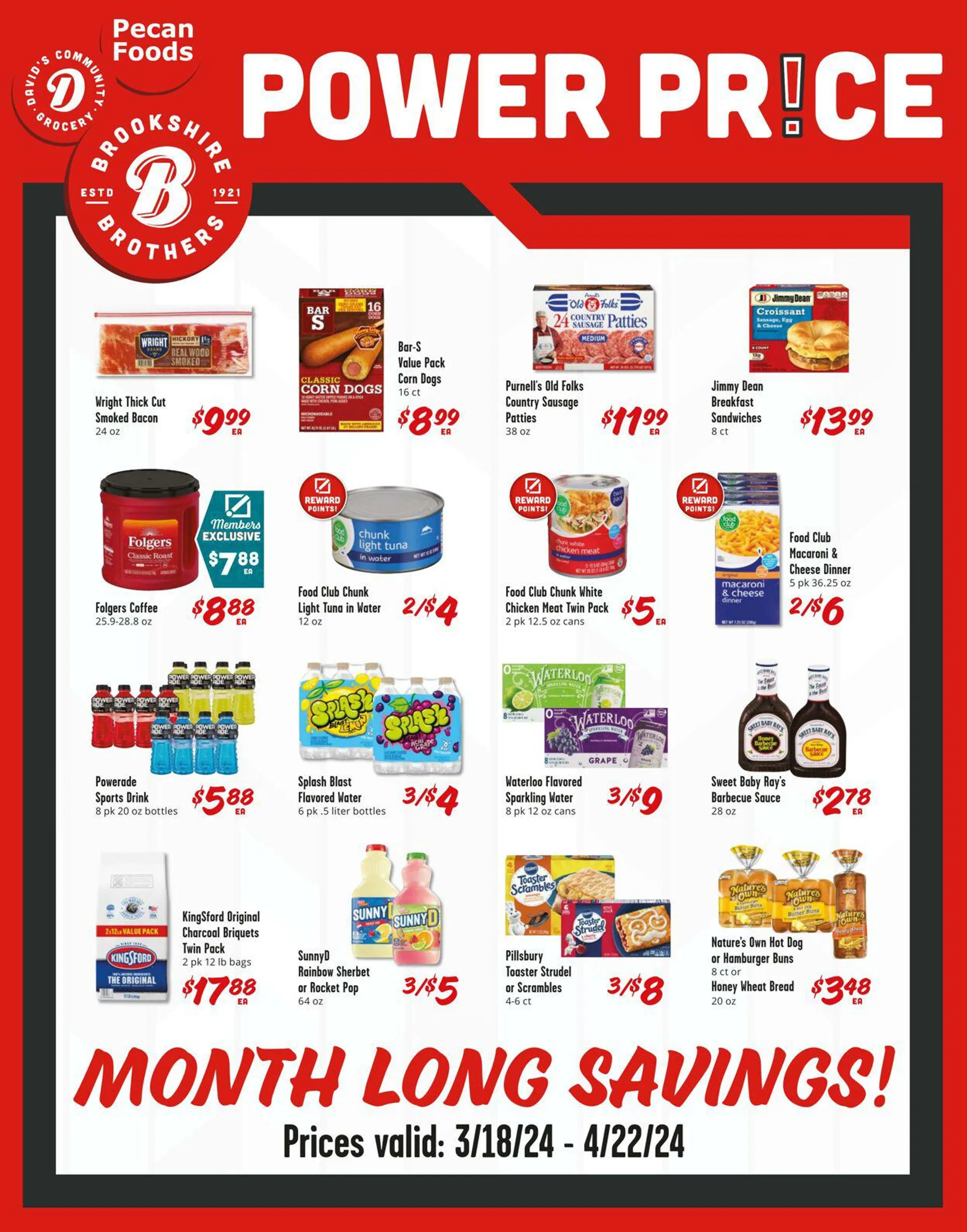 Weekly ad Brookshire Brothers Current weekly ad from March 19 to April 23 2024 - Page 1
