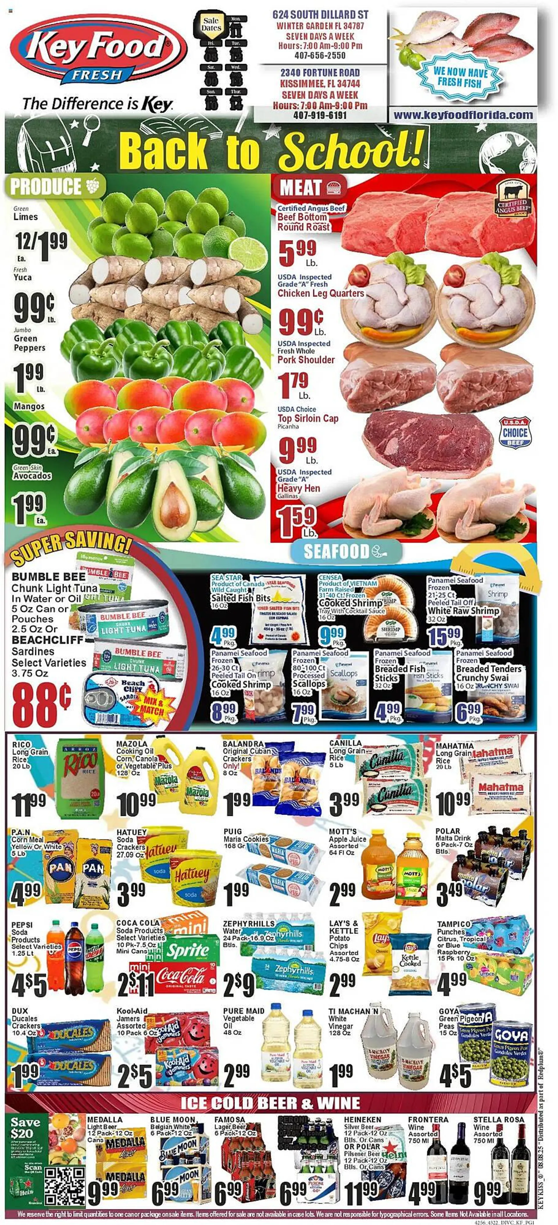 Weekly ad Key Food Weekly Ad from August 11 to August 14 2025 - Page 1