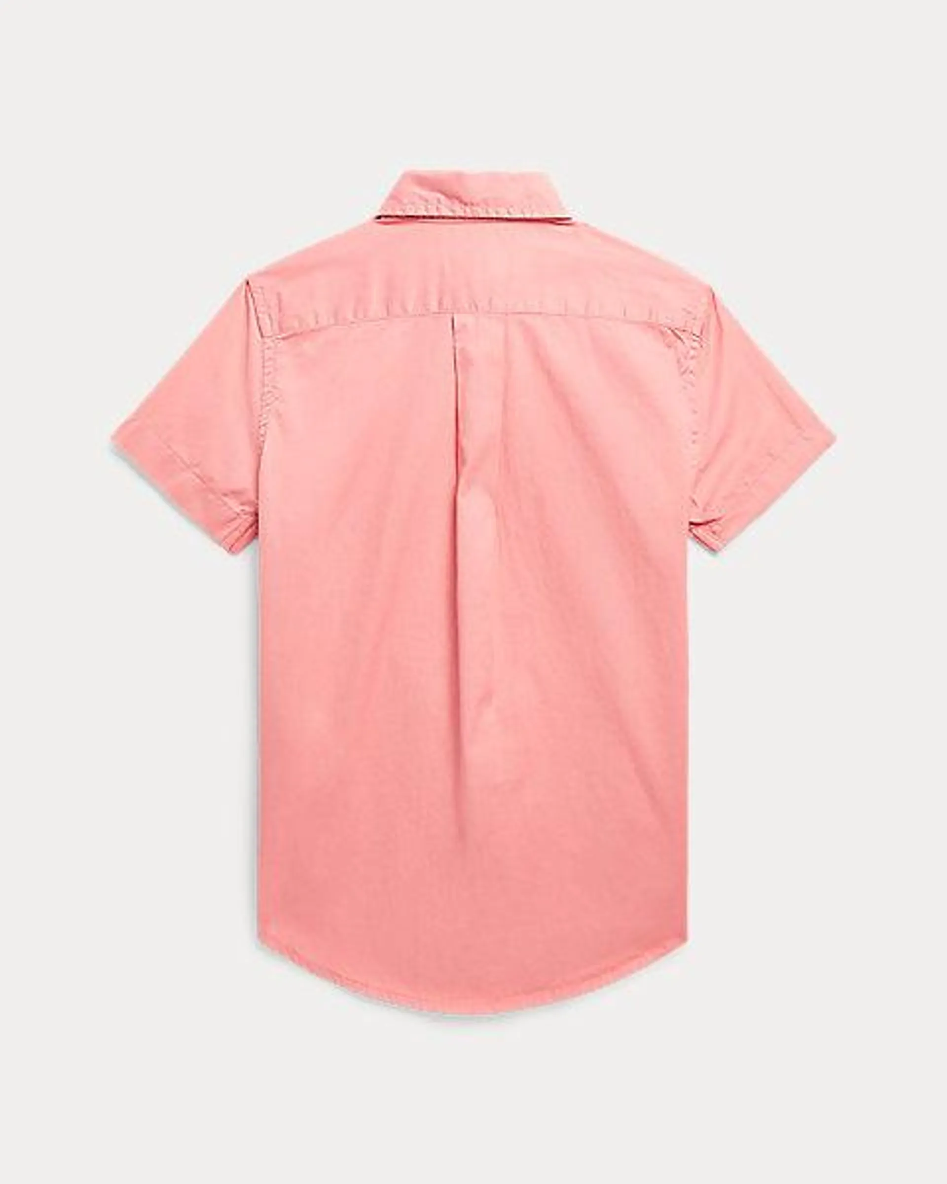 Cotton Twill Short-Sleeve Shirt
