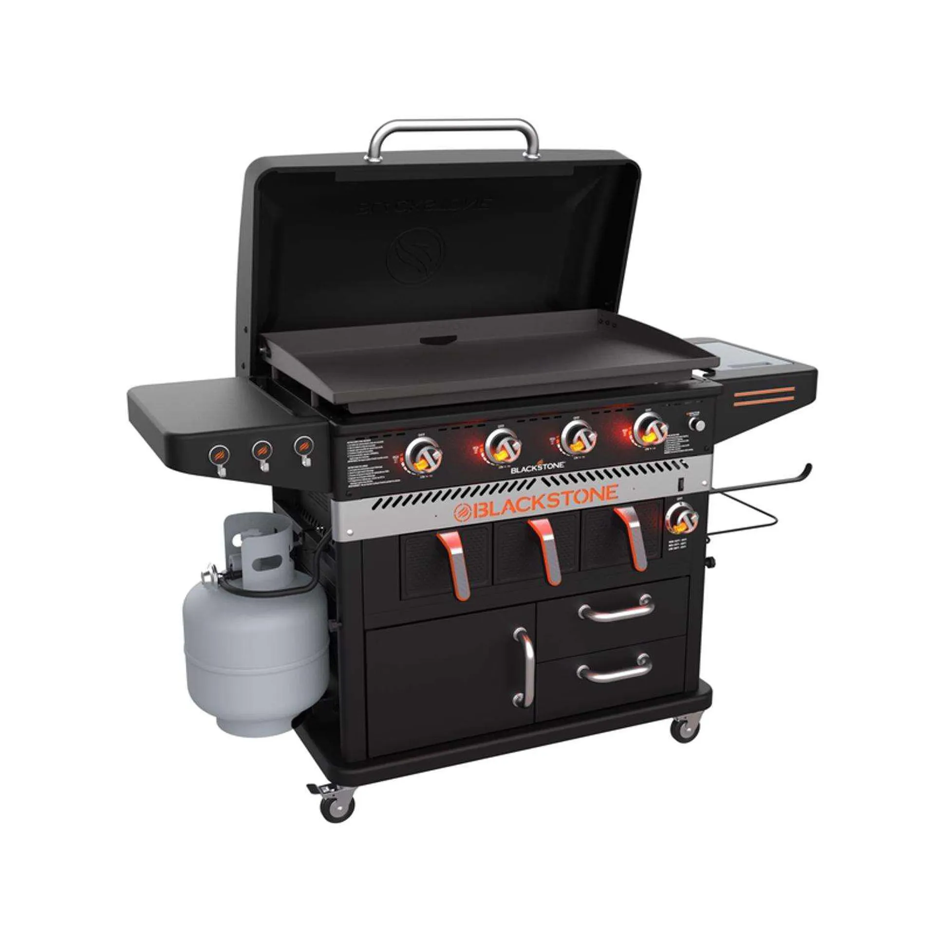 Blackstone Patio Series 5 Burner Liquid Propane Outdoor Griddle Black