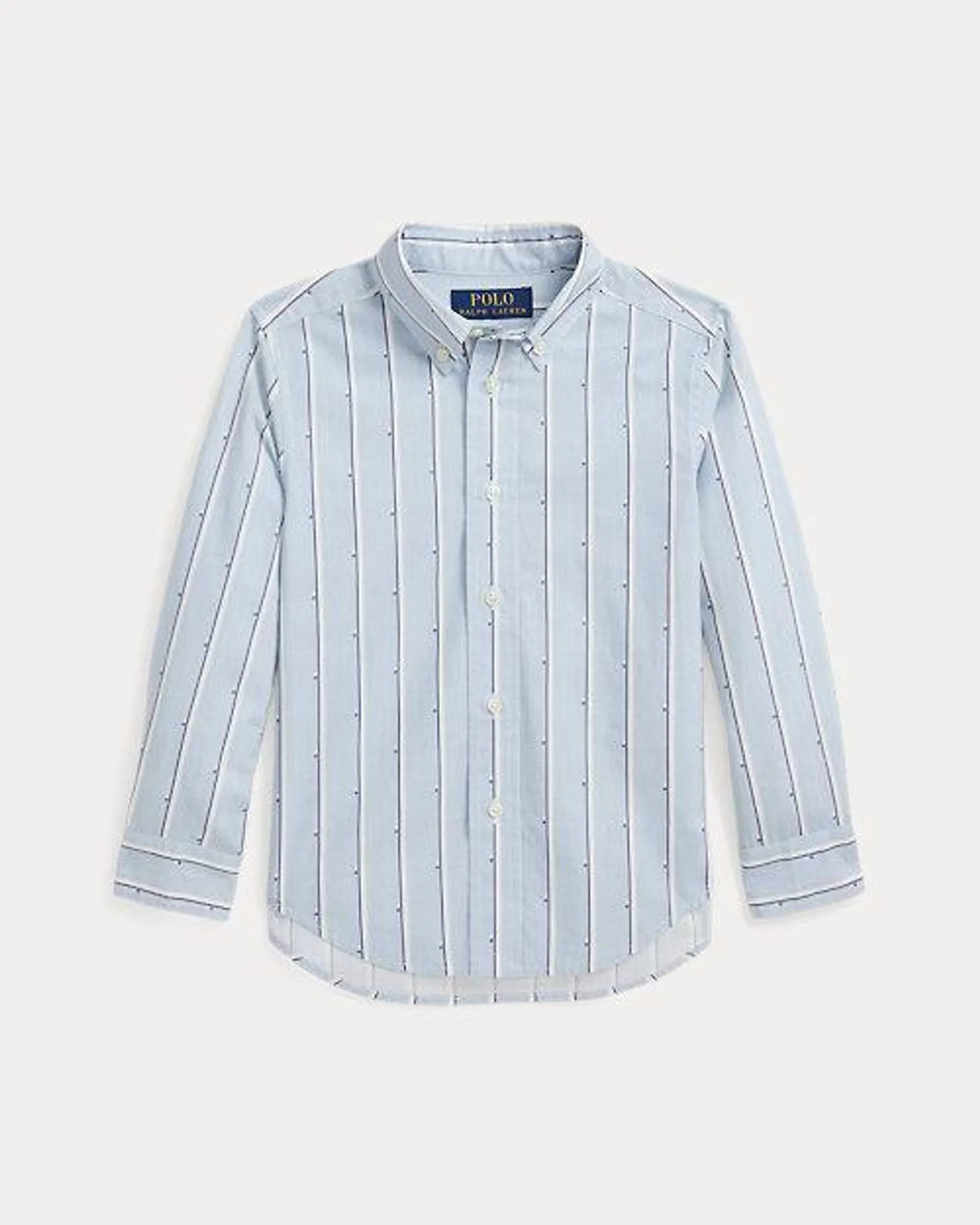 Striped Cotton Dobby Shirt