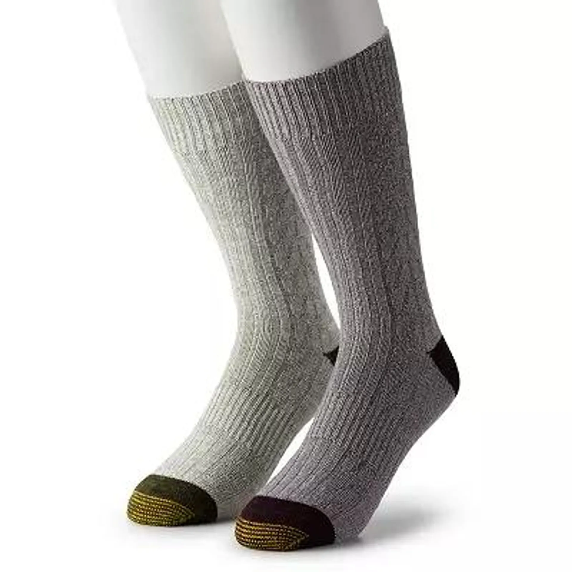 Men's GOLDTOE® 2-Pack Horizon Textured Crew Socks