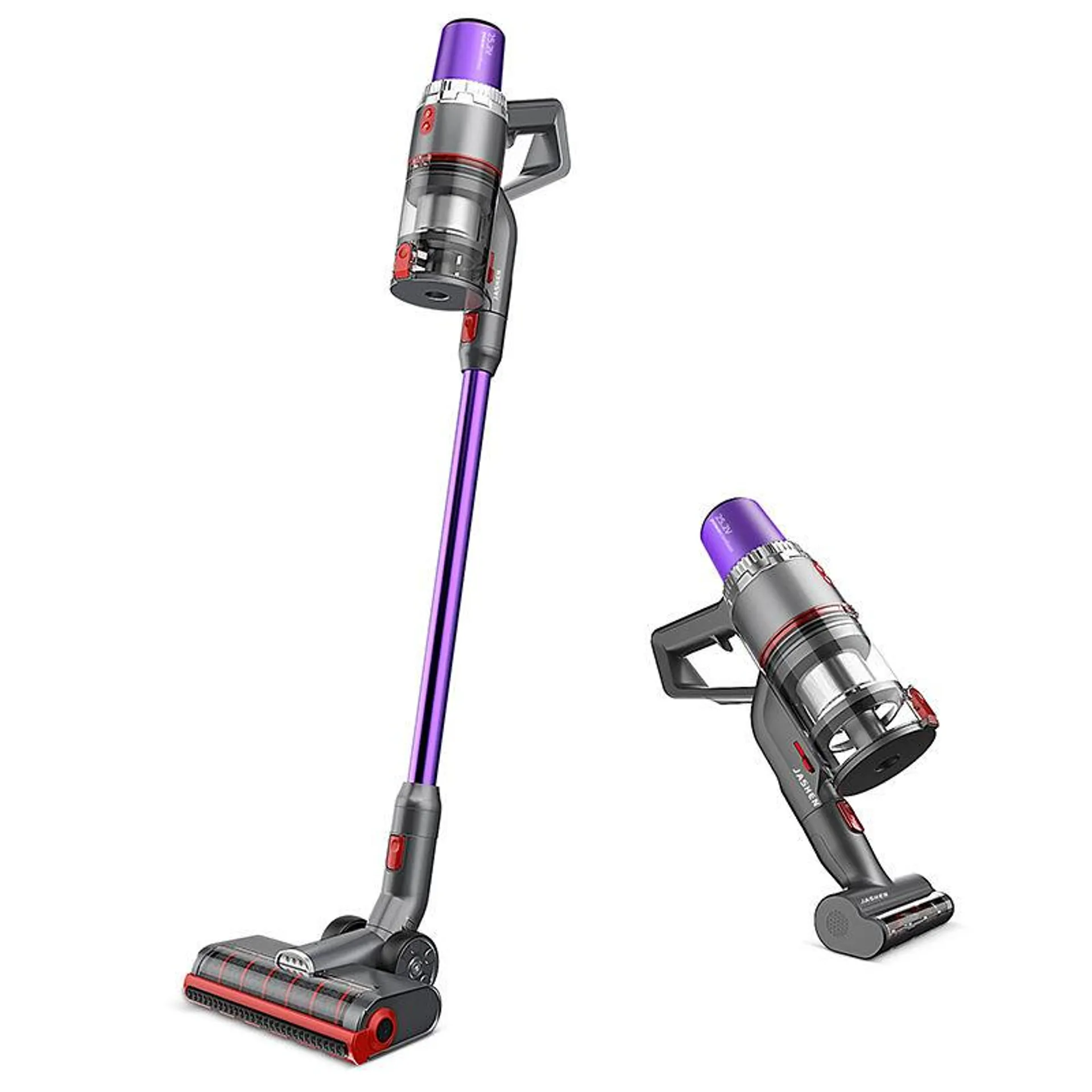 Jashen Cordless Stick Vacuum Cleaner - Black