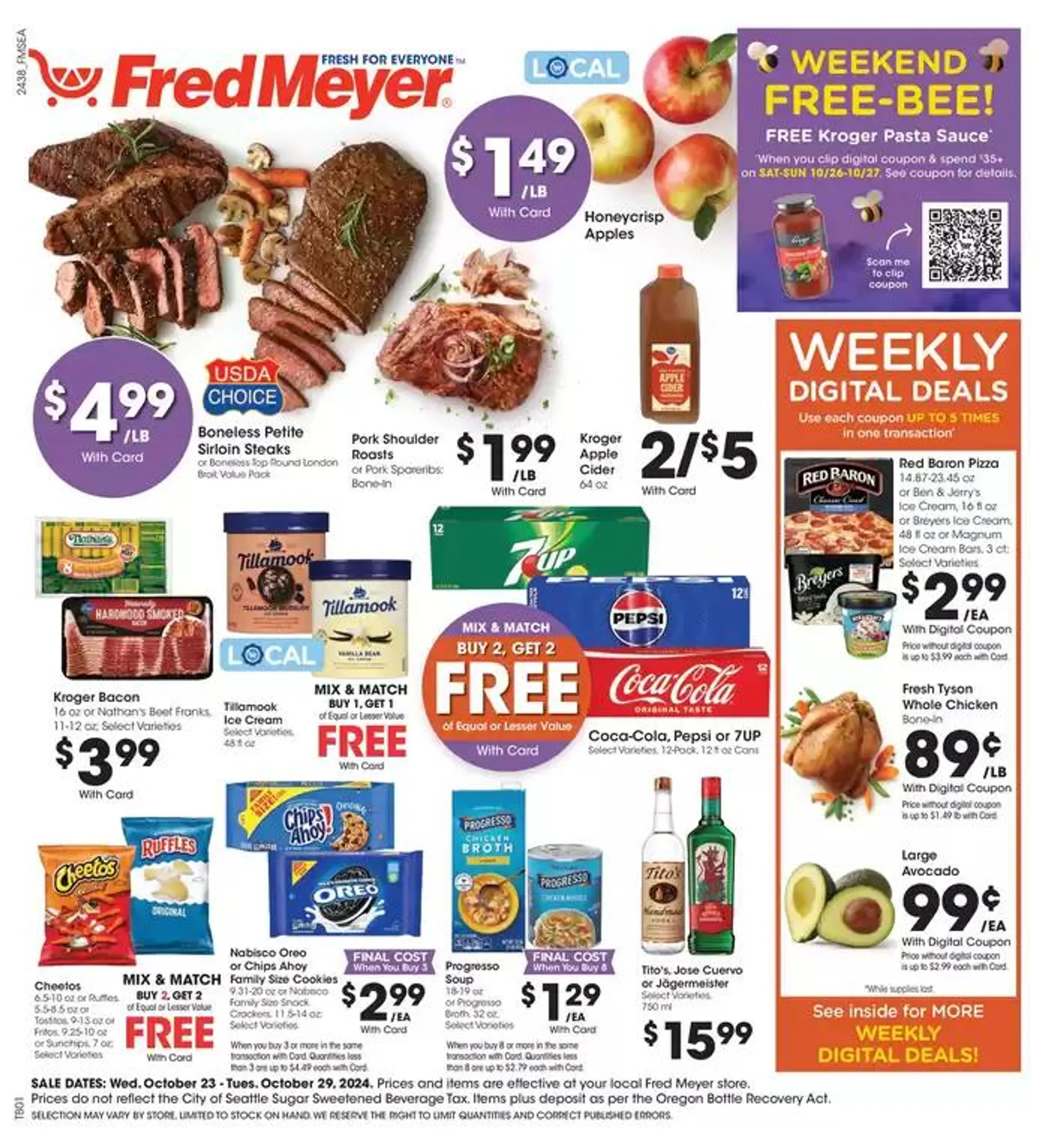 Weekly ad Top offers for smart savers from October 23 to October 29 2024 - Page 1