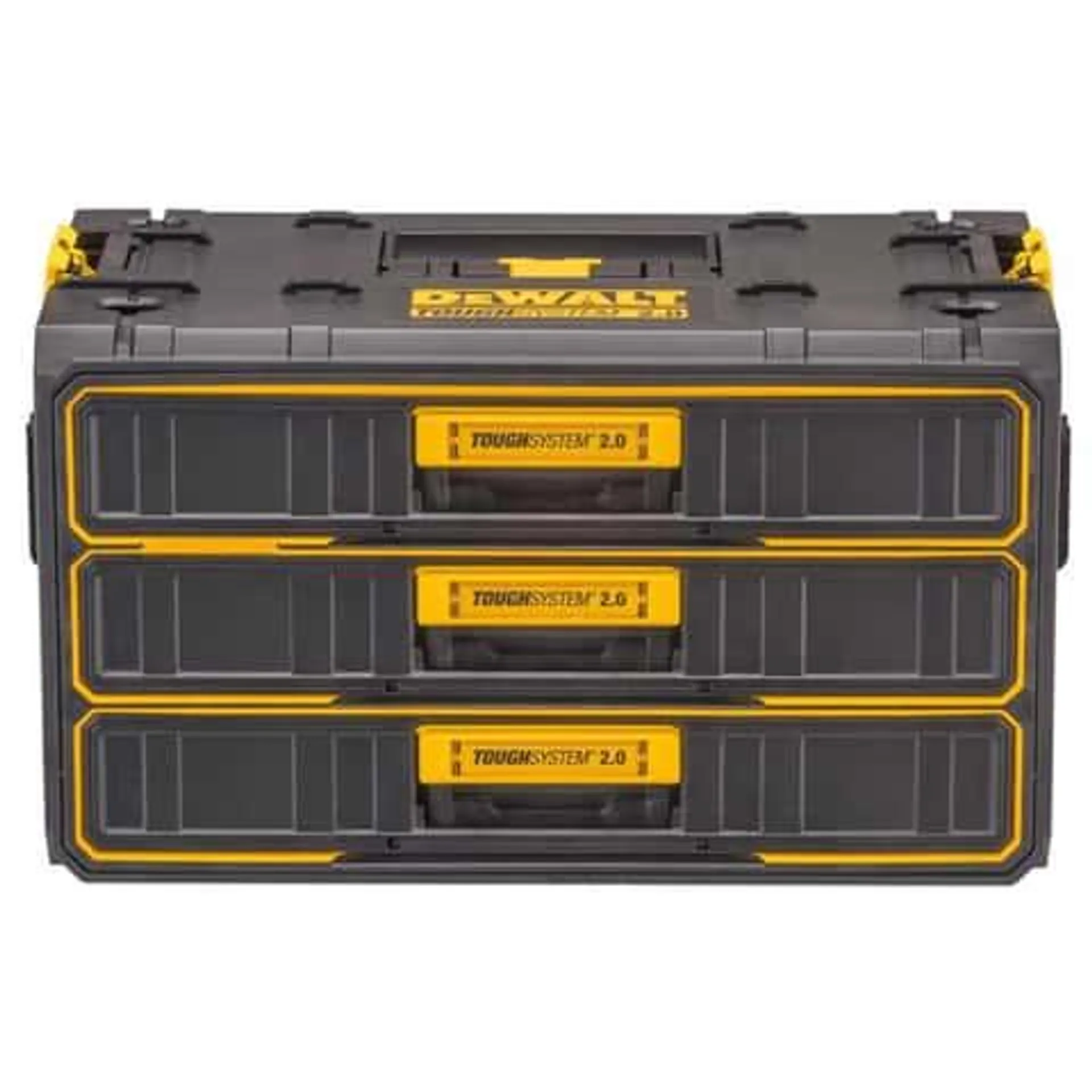 DeWalt ToughSystem 2.0 21.3 in. Tool Box Black/Yellow