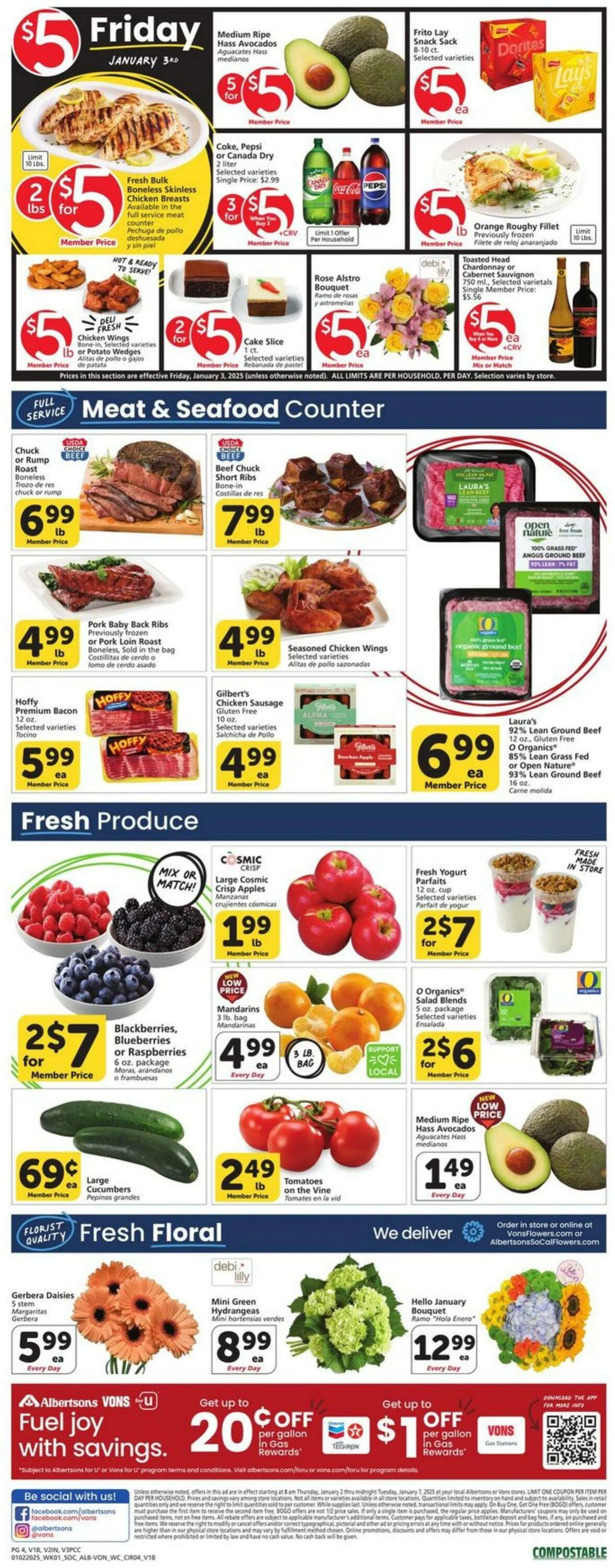 Weekly ad Vons Current weekly ad from January 2 to January 7 2025 - Page 3