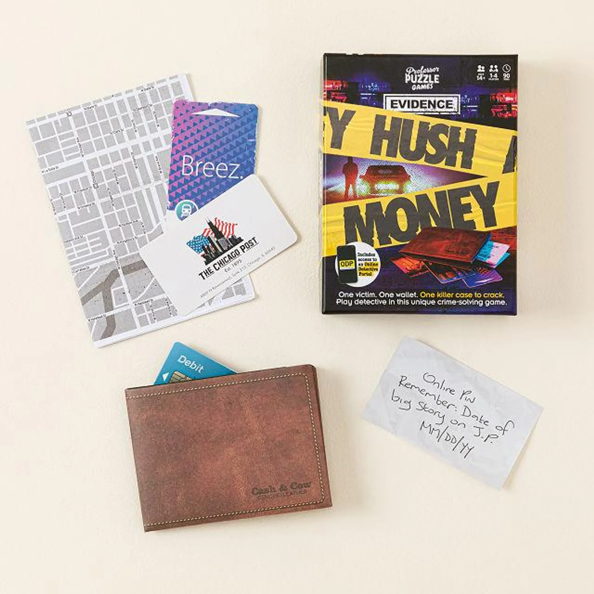 Hush Money Crime-Solving Interactive Game​