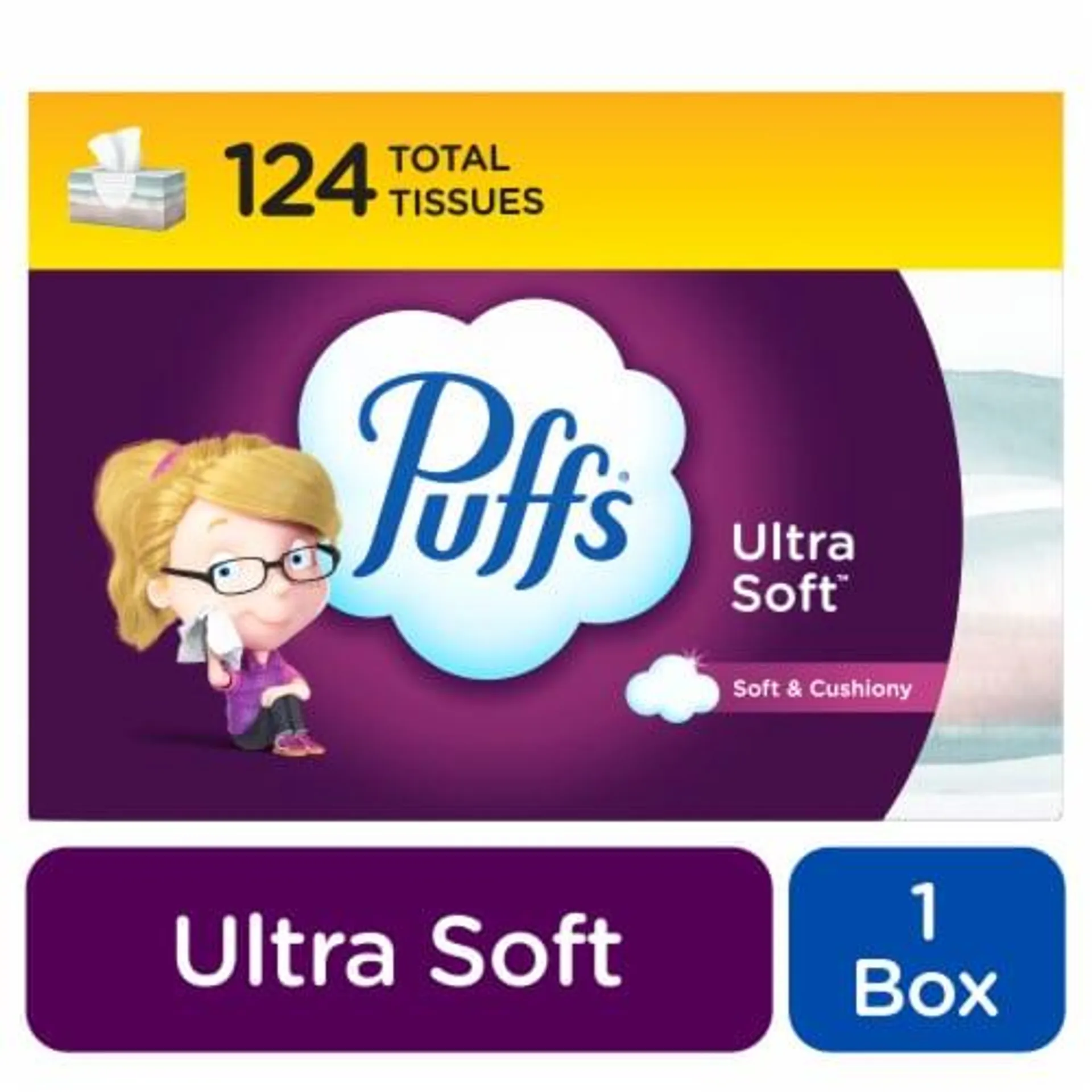 Puffs Ultra Soft Family Facial Tissues